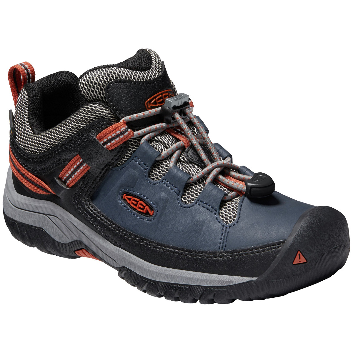 Keen Kids' Targhee Hiking Shoe - Blue, 4