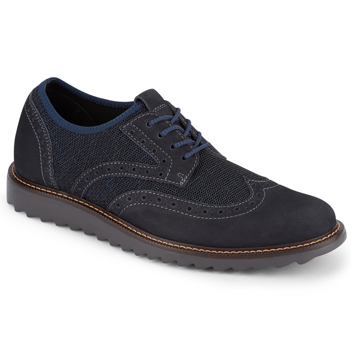Dockers Men's Hawking Wingtip Shoes - Blue, 10