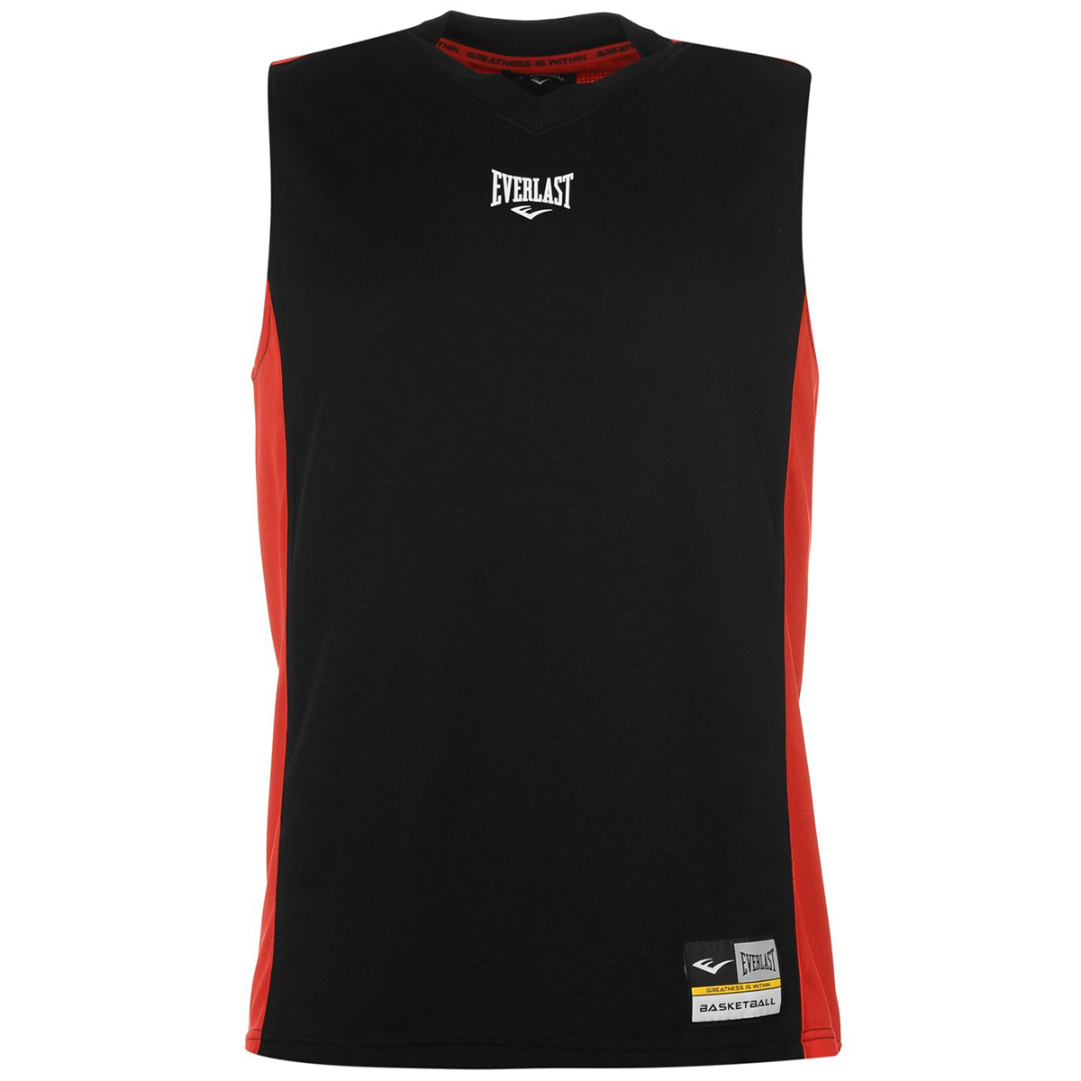 Everlast Guys' Basketball Jersey, Black