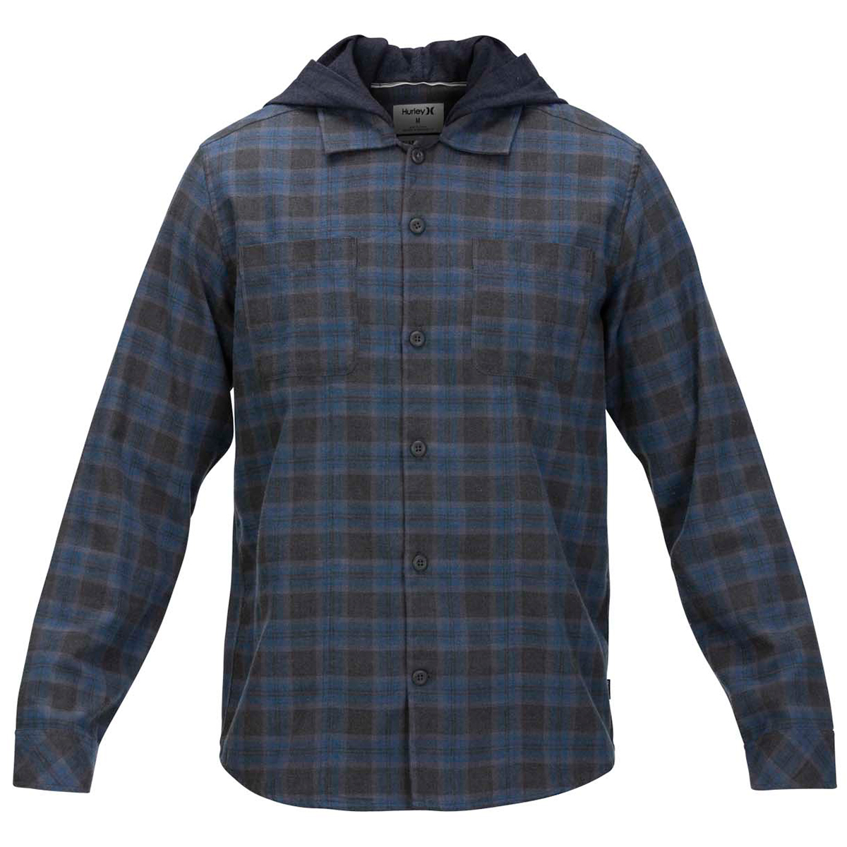 Hurley Men's Crowley Hooded Long-Sleeve Shirt