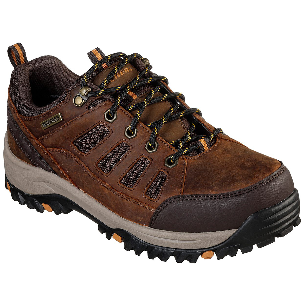 Skechers Men's Relaxed Fit Relment-Semego Hiking Shoe - Brown, 9.5