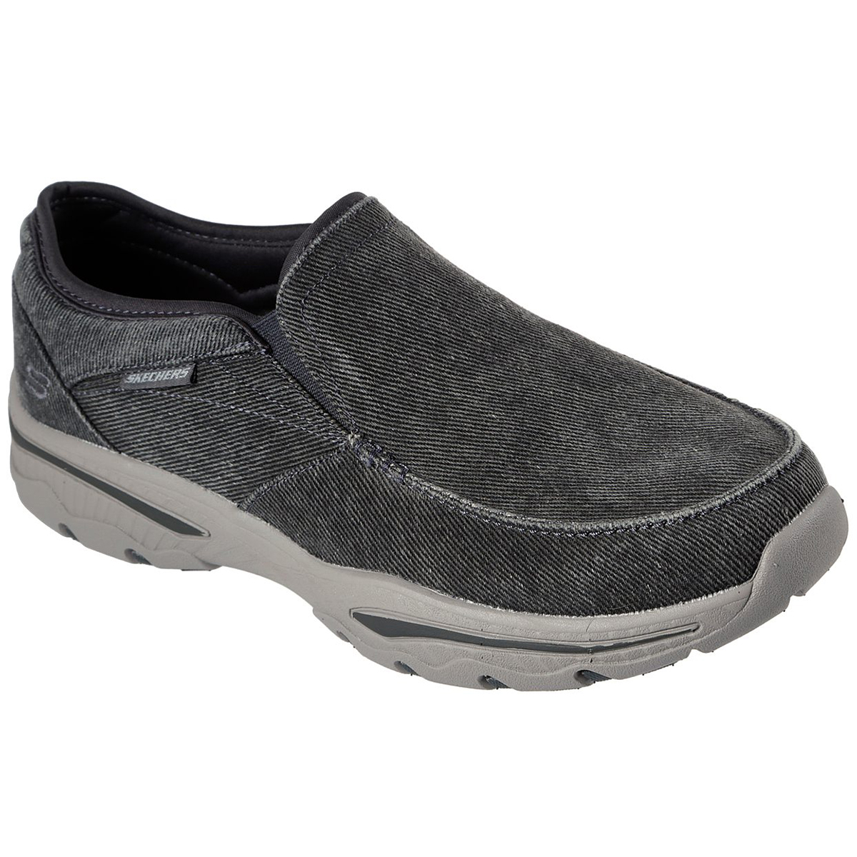 Skechers Men's Relaxed Fit Creston-Moseco Slip-On Shoe - Black, 9.5