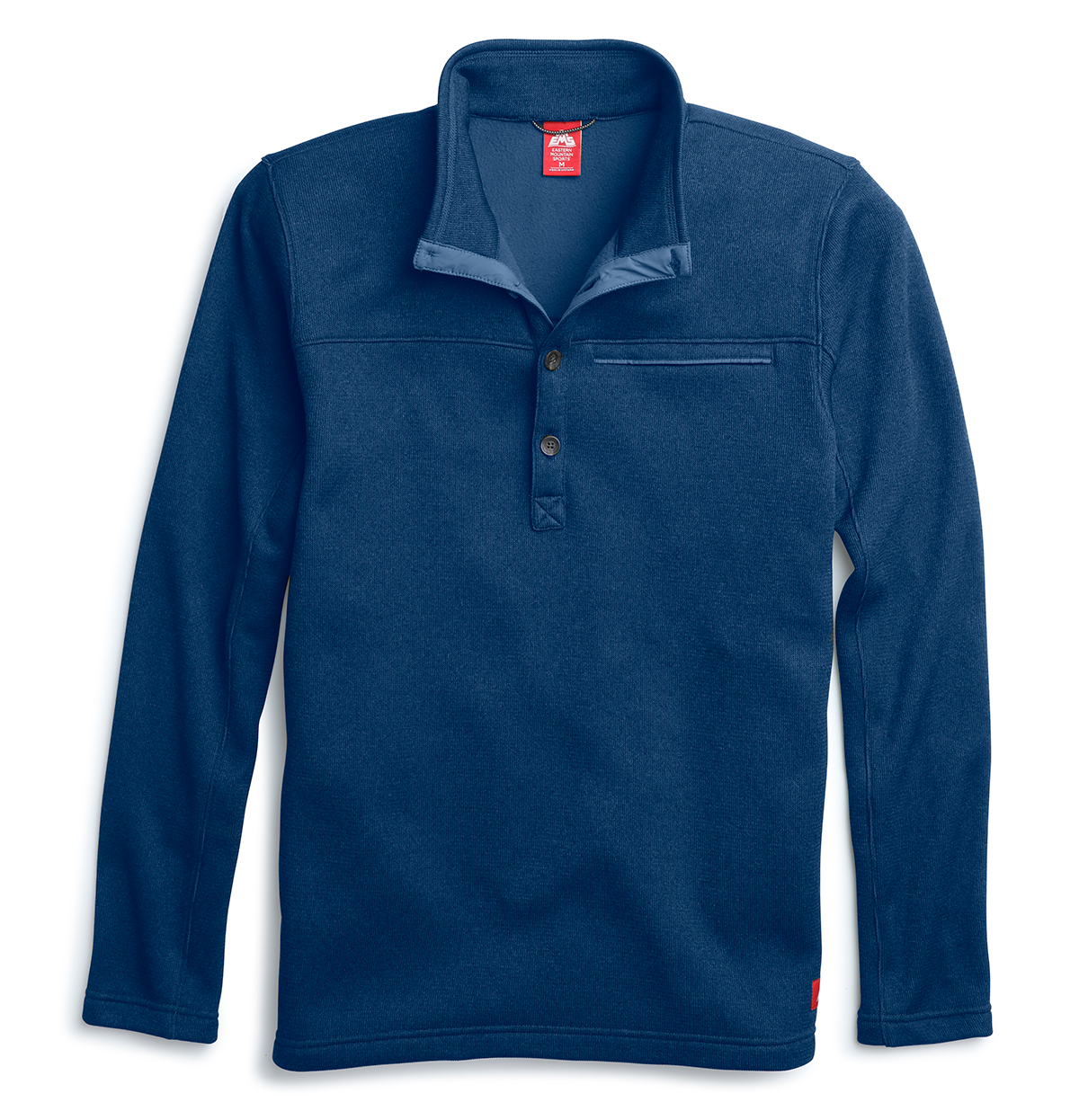 Ems Men's Destination 4-Button Pullover - Blue, XL