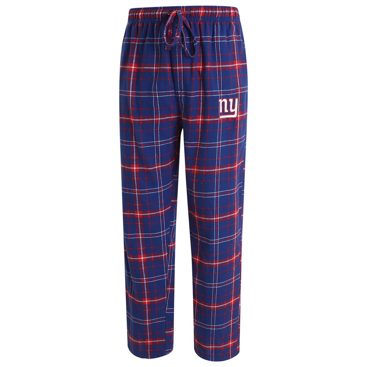 New York Giants Men's Ultimate Plaid Flannel Pajama Pants - Blue, L