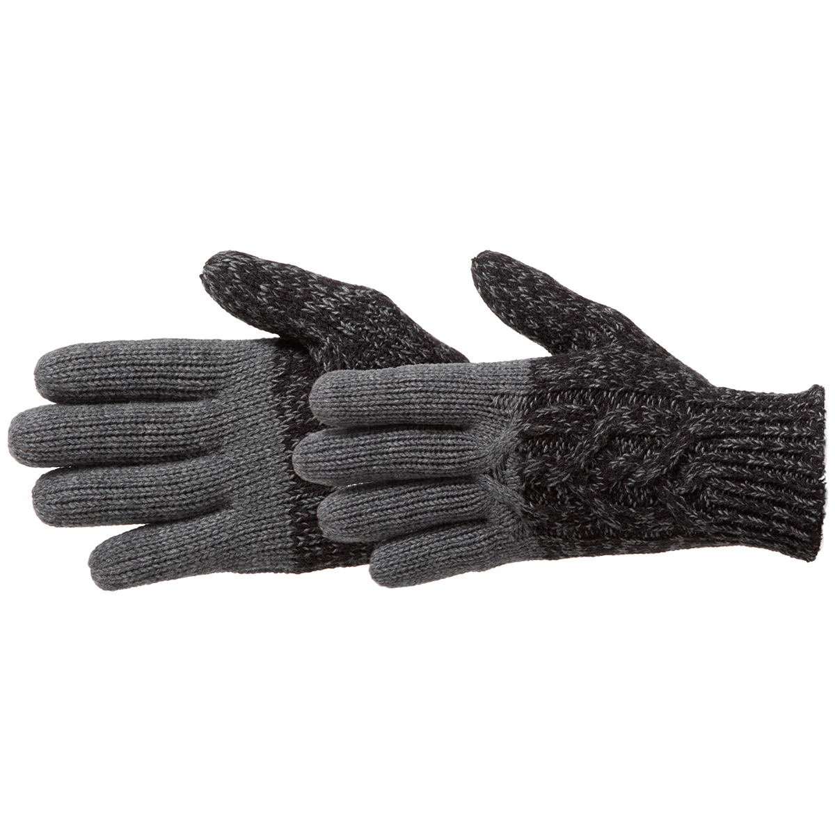 Manzella Women's Color Block Cable Knit Gloves
