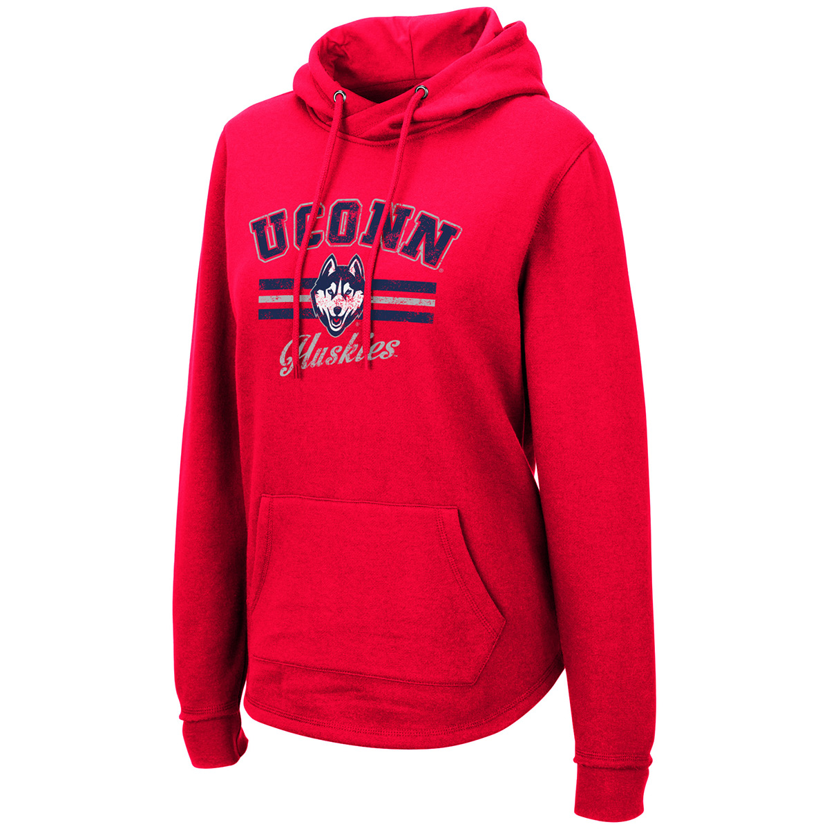 Uconn Women's Crossover Hoodie - Red, L