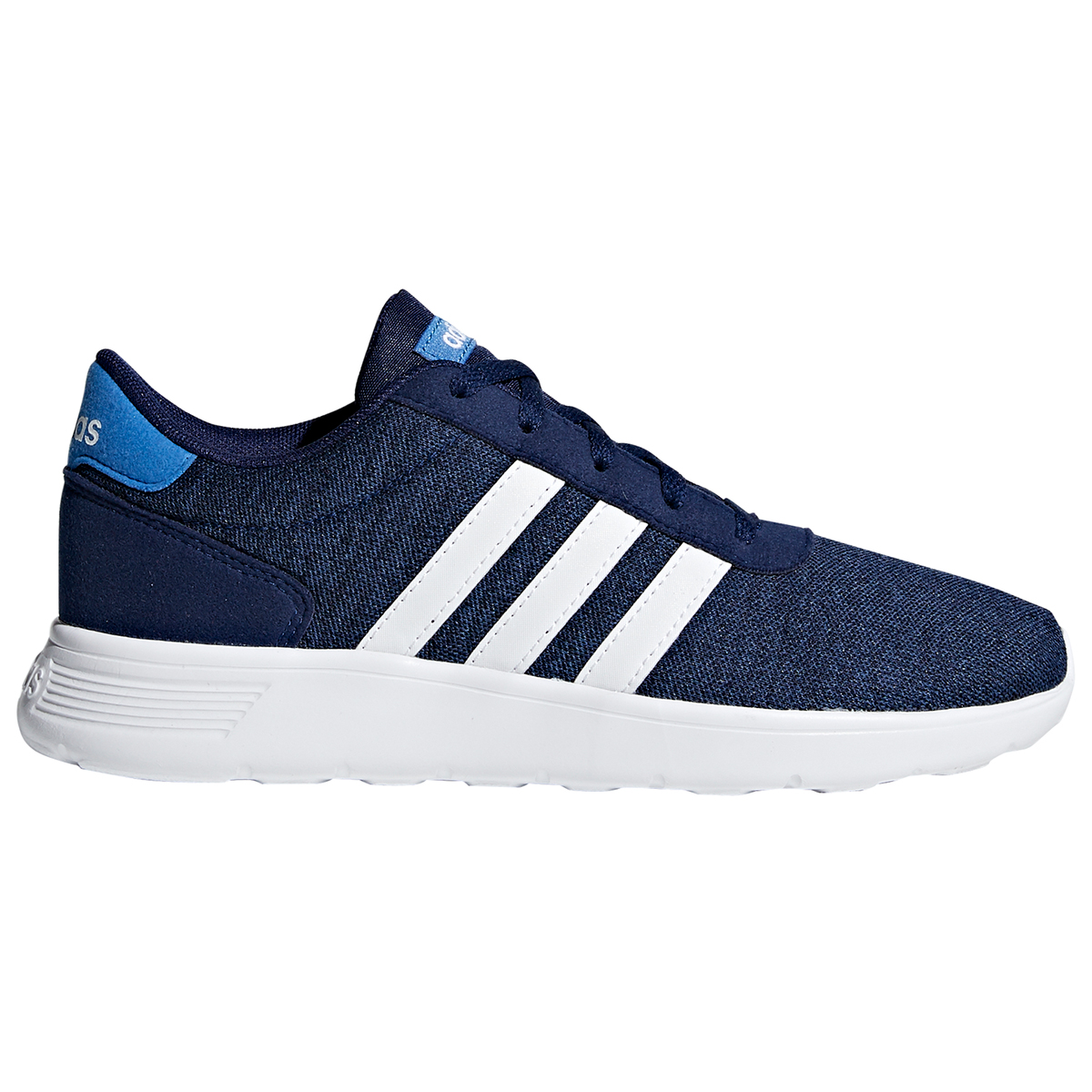 Adidas Boys' Lite Racer Sneaker - Blue, 1.5