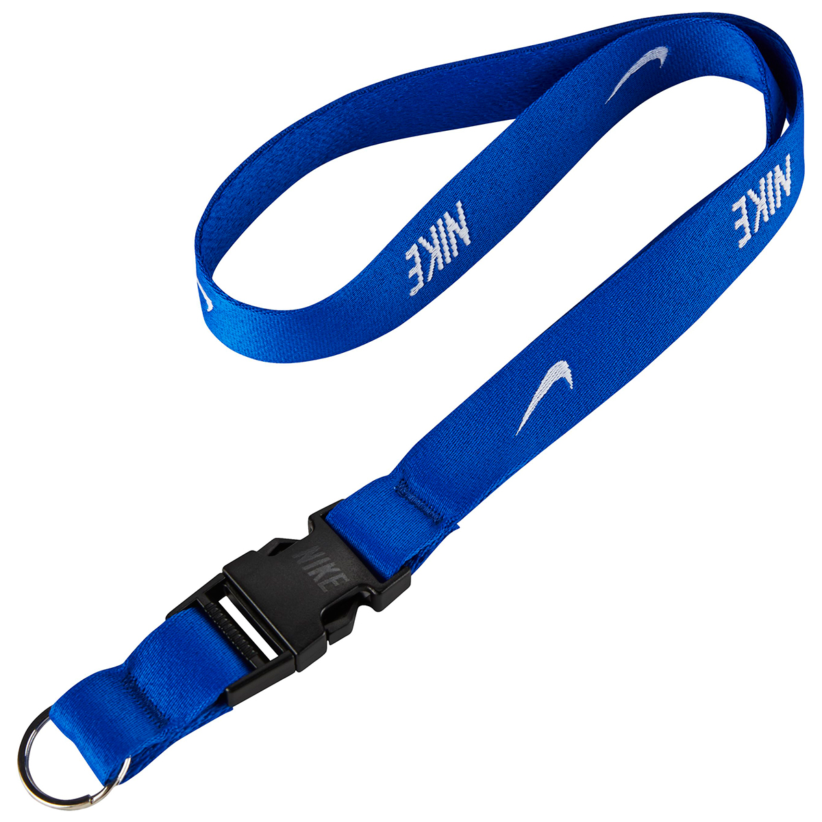 Nike Unisex Nike Swoosh Lanyard - Blue, ONESIZE