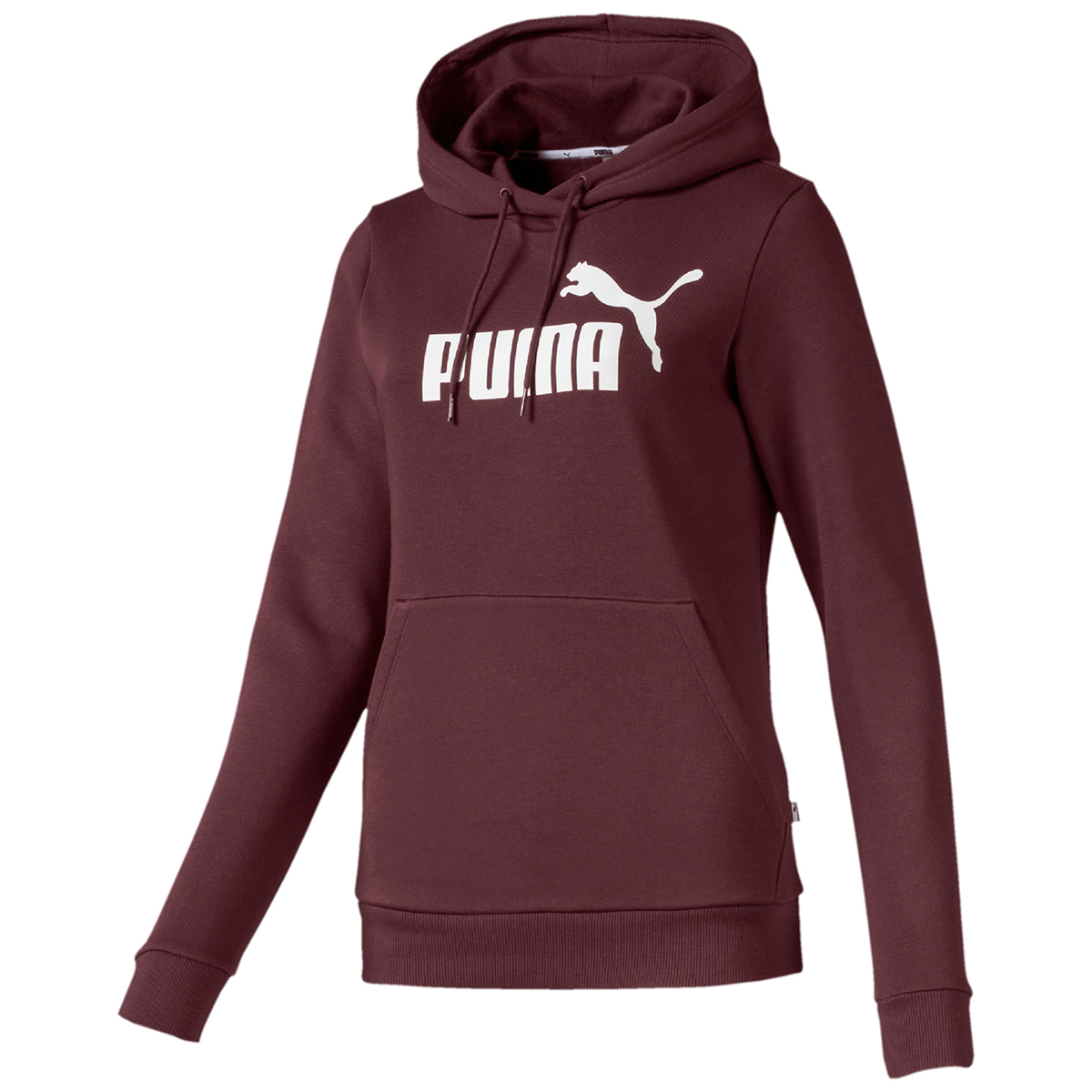 Puma Women's Essential Fleece Hoodie - Red, XL