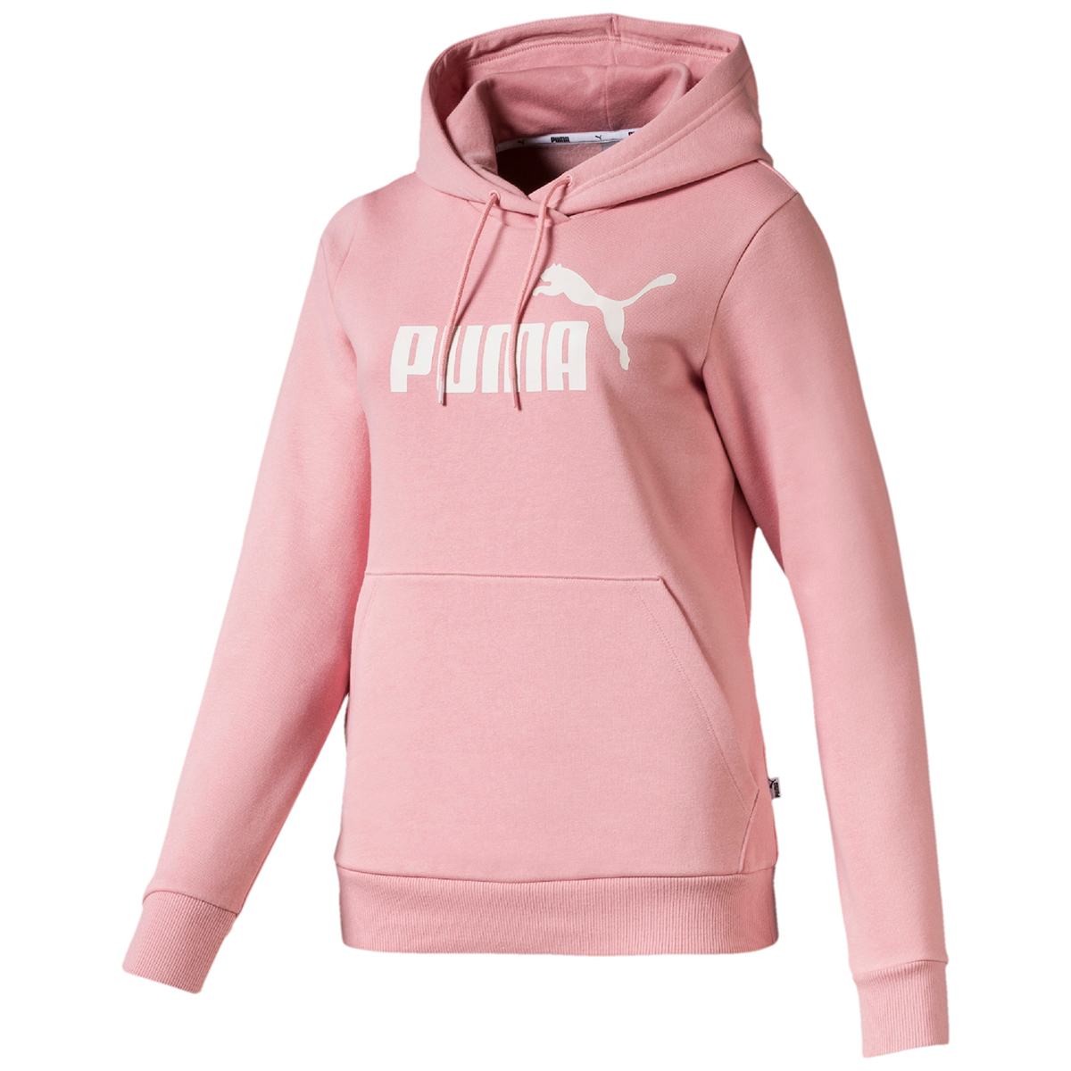 Puma Women's Essential Fleece Hoodie - Red, M