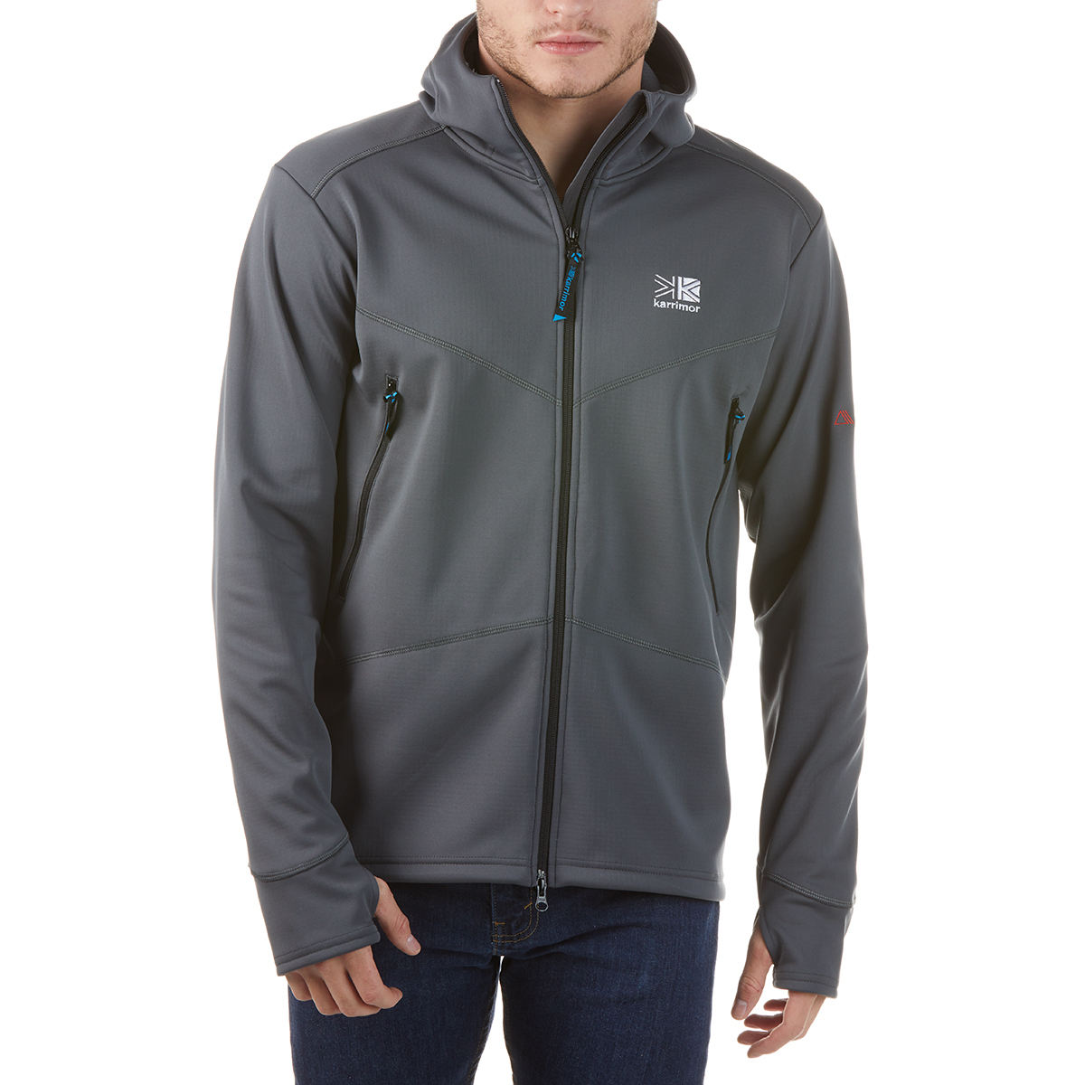 Karrimor Men's Full Zip Fleece - Black, XL