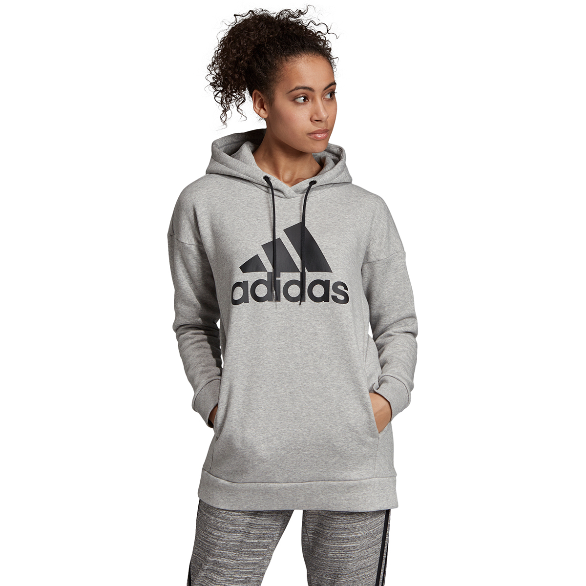 women's adidas badge of sport oversized sweatshirt