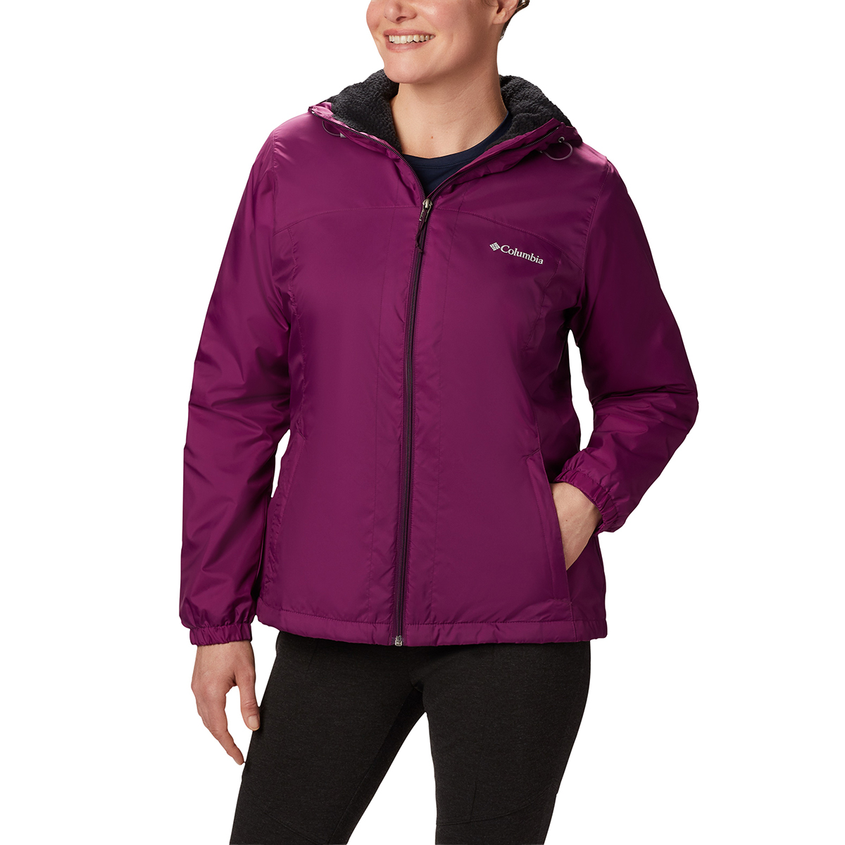 Columbia Women's Switchback Sherpa Lined Jacket - Purple, S
