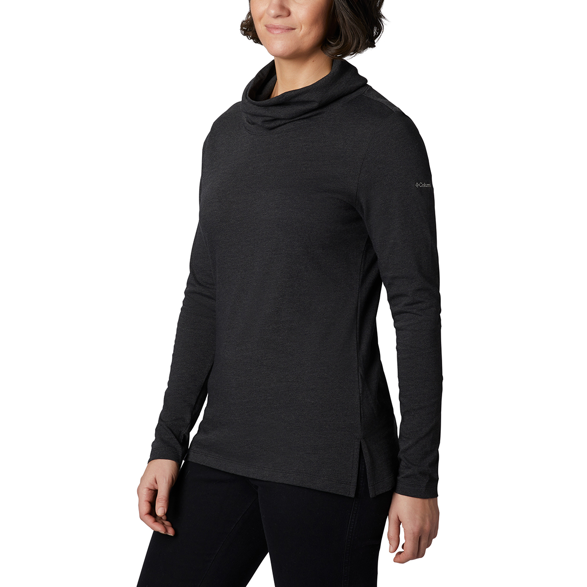 Columbia Women's Canyon Point Cowl Neck Shirt - Black, L