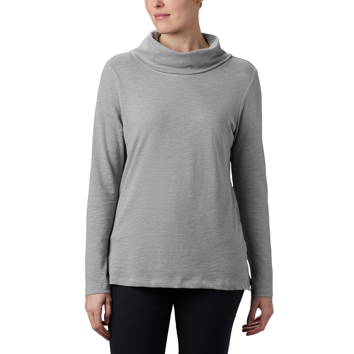 Columbia Women's Canyon Point Cowl Neck Shirt - Black, L