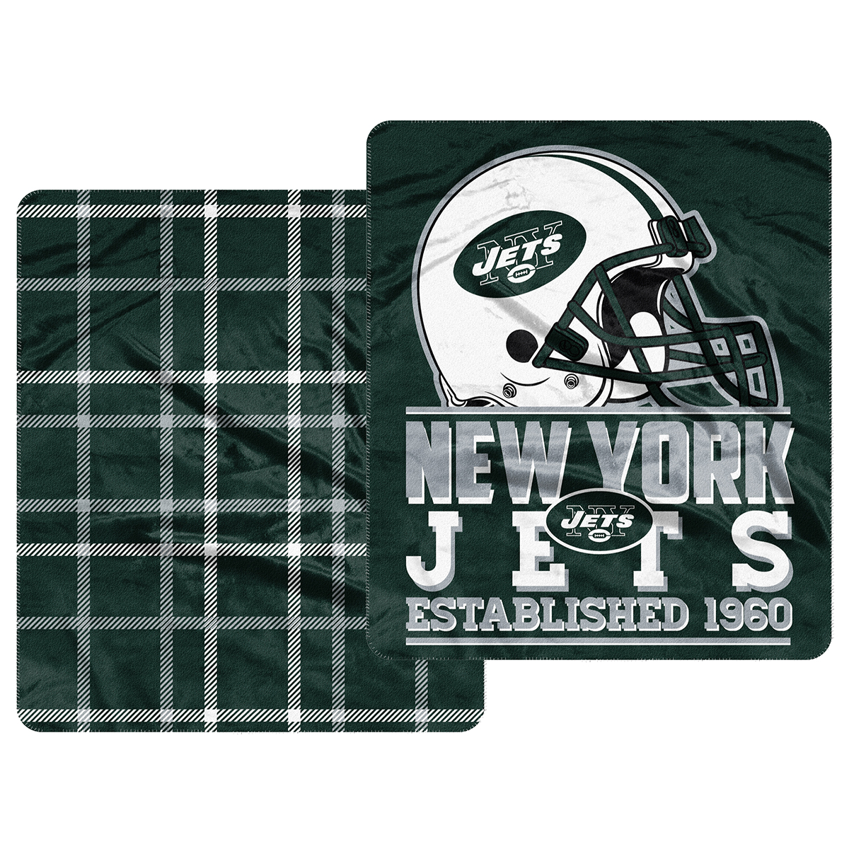 New York Jets Double-Sided Cloud Throw (60 X 70 In.)