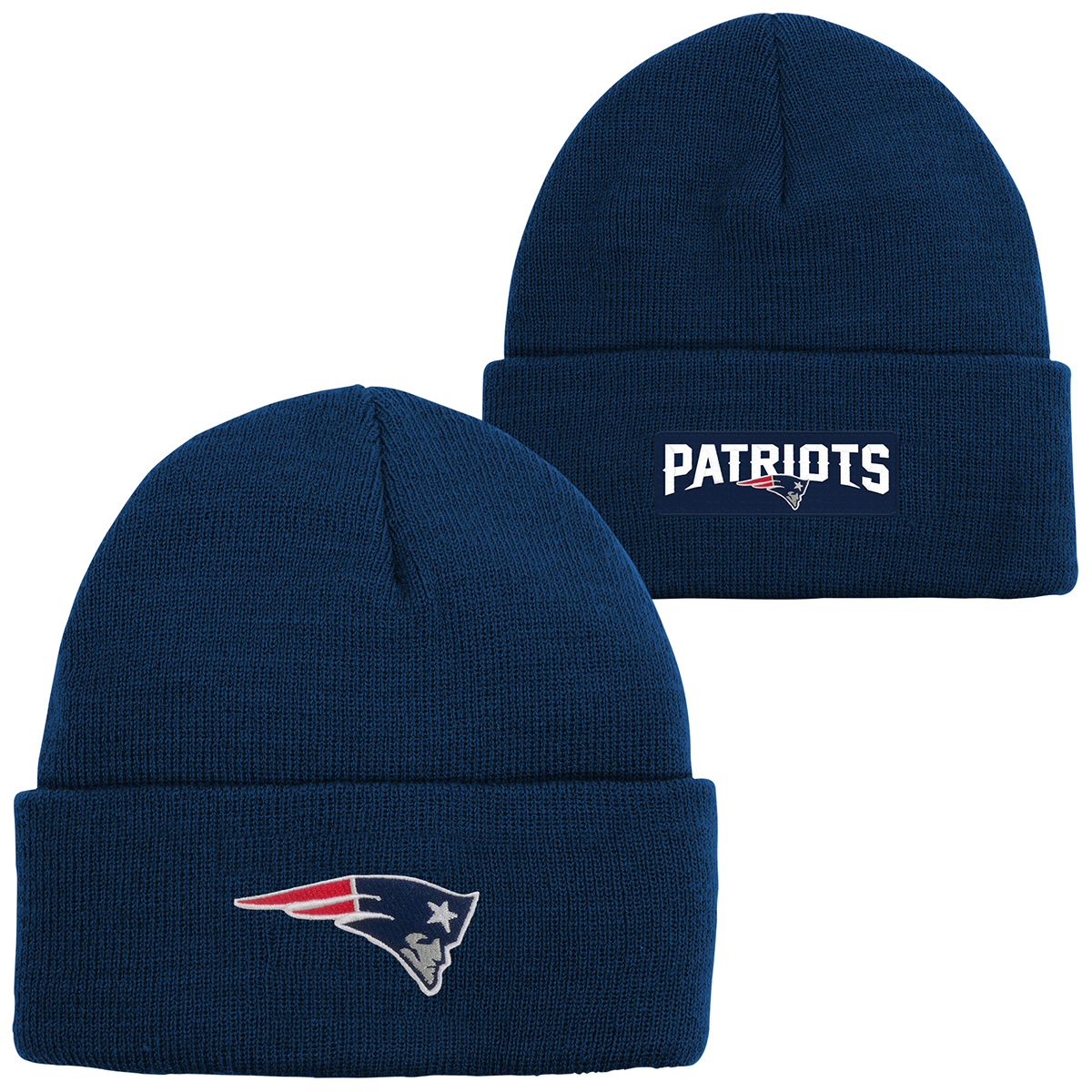 New England Patriots Kids' 8-20 Cuffed Knit Hat