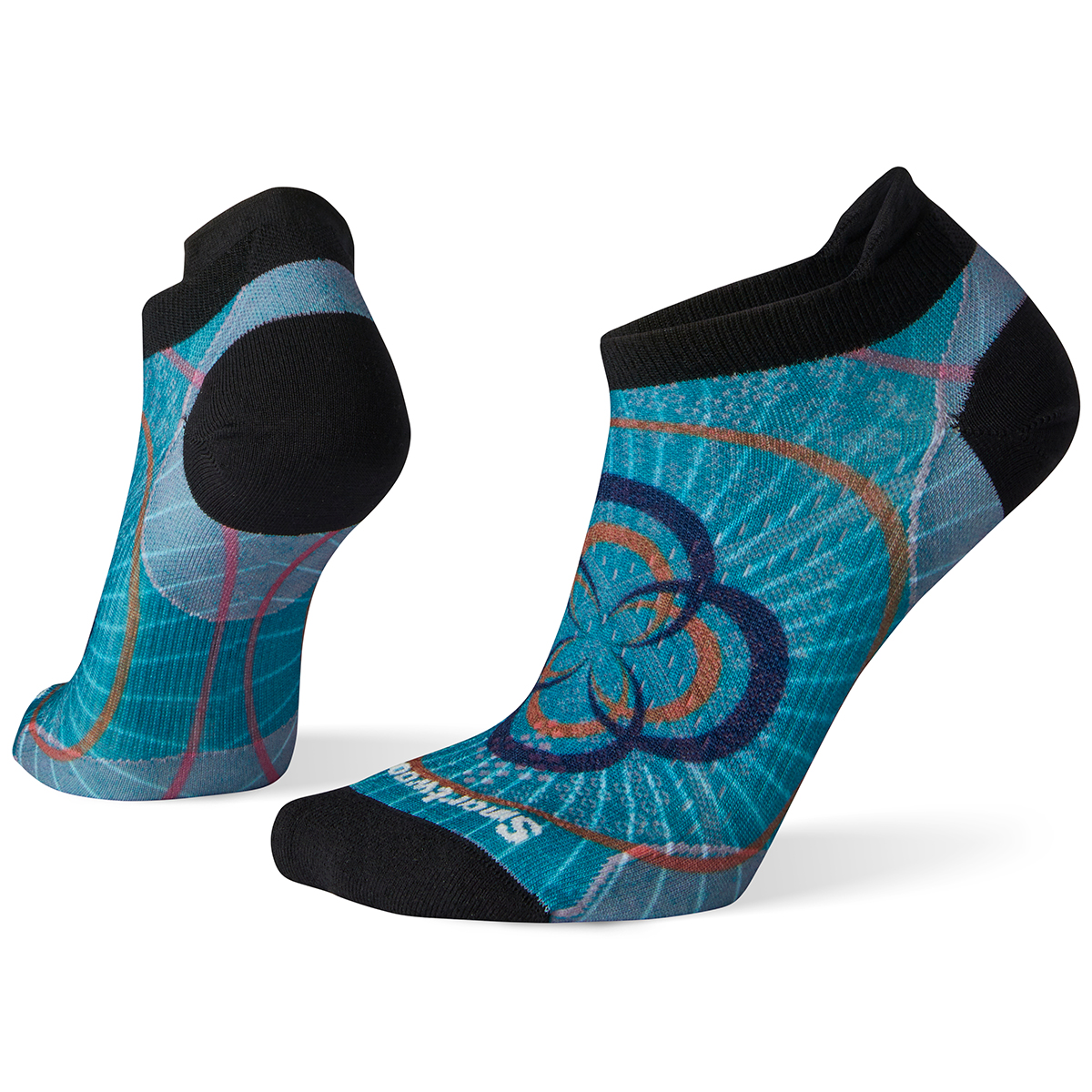 Smartwool Women's Phd Cycle Ultra Light Print Micro Socks - Blue, S