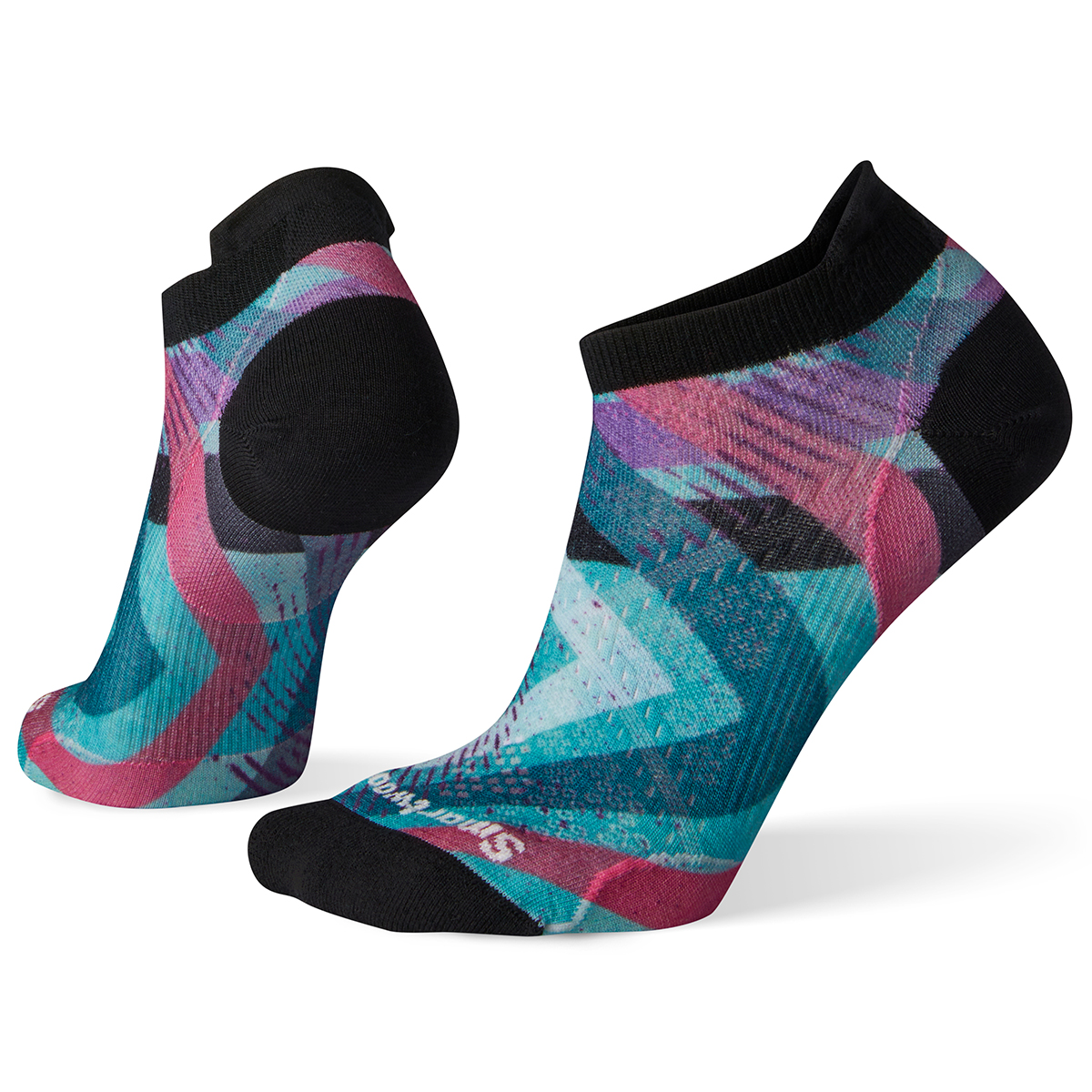 Smartwool Women's Phd Cycle Ultra Light Print Micro Socks - Purple, S