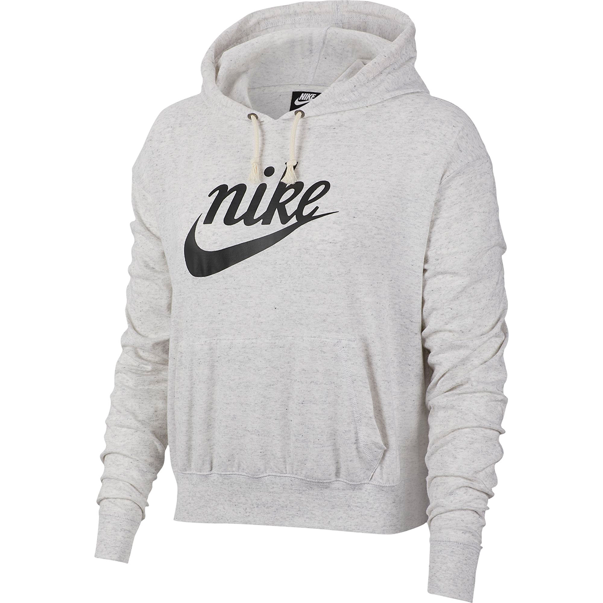 Nike Women's Sportswear Gym Vintage Hoodie - White, S