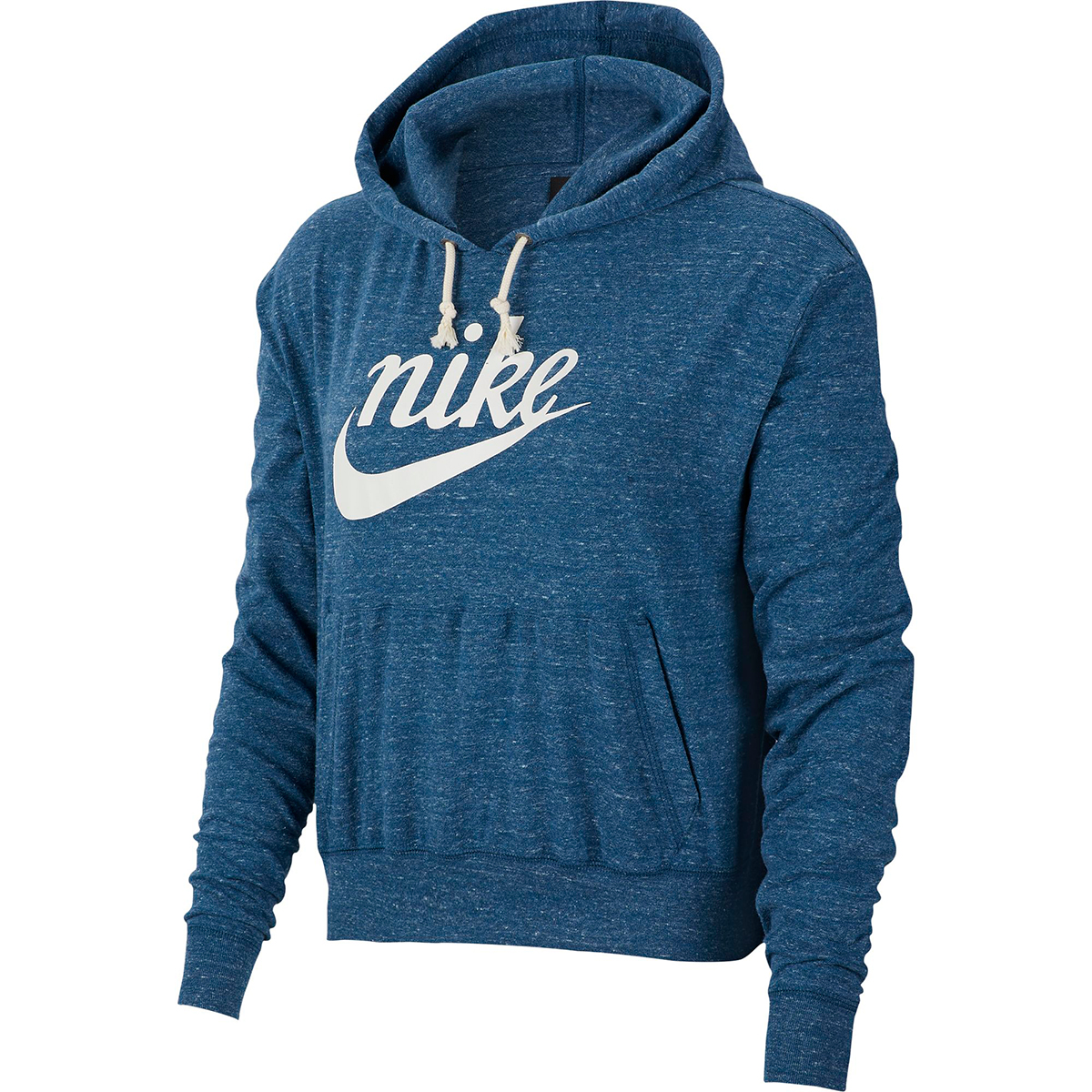 Nike Women's Sportswear Gym Vintage Hoodie - Blue, S