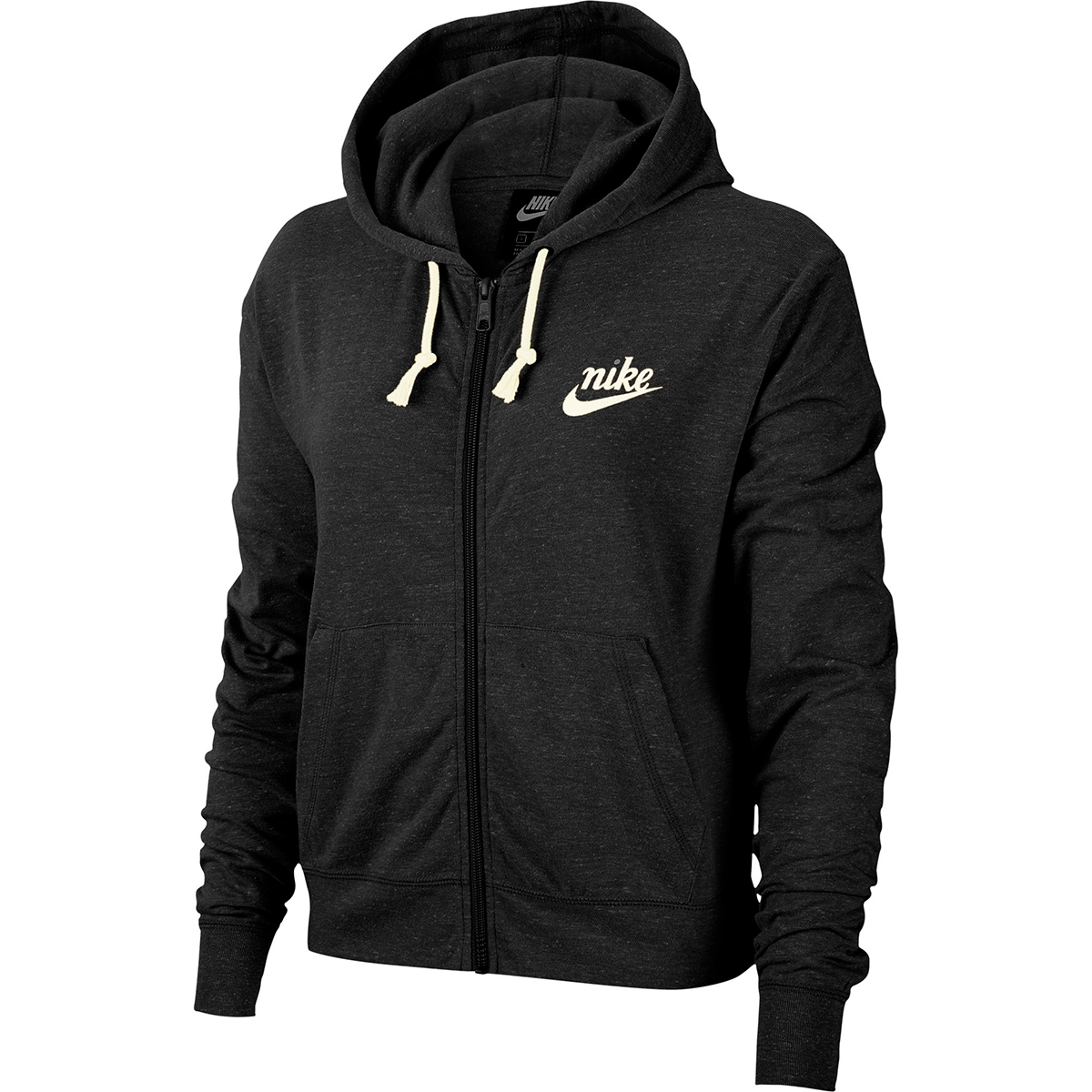 Nike Women's Sportswear Gym Vintage Hoodie - Black, S