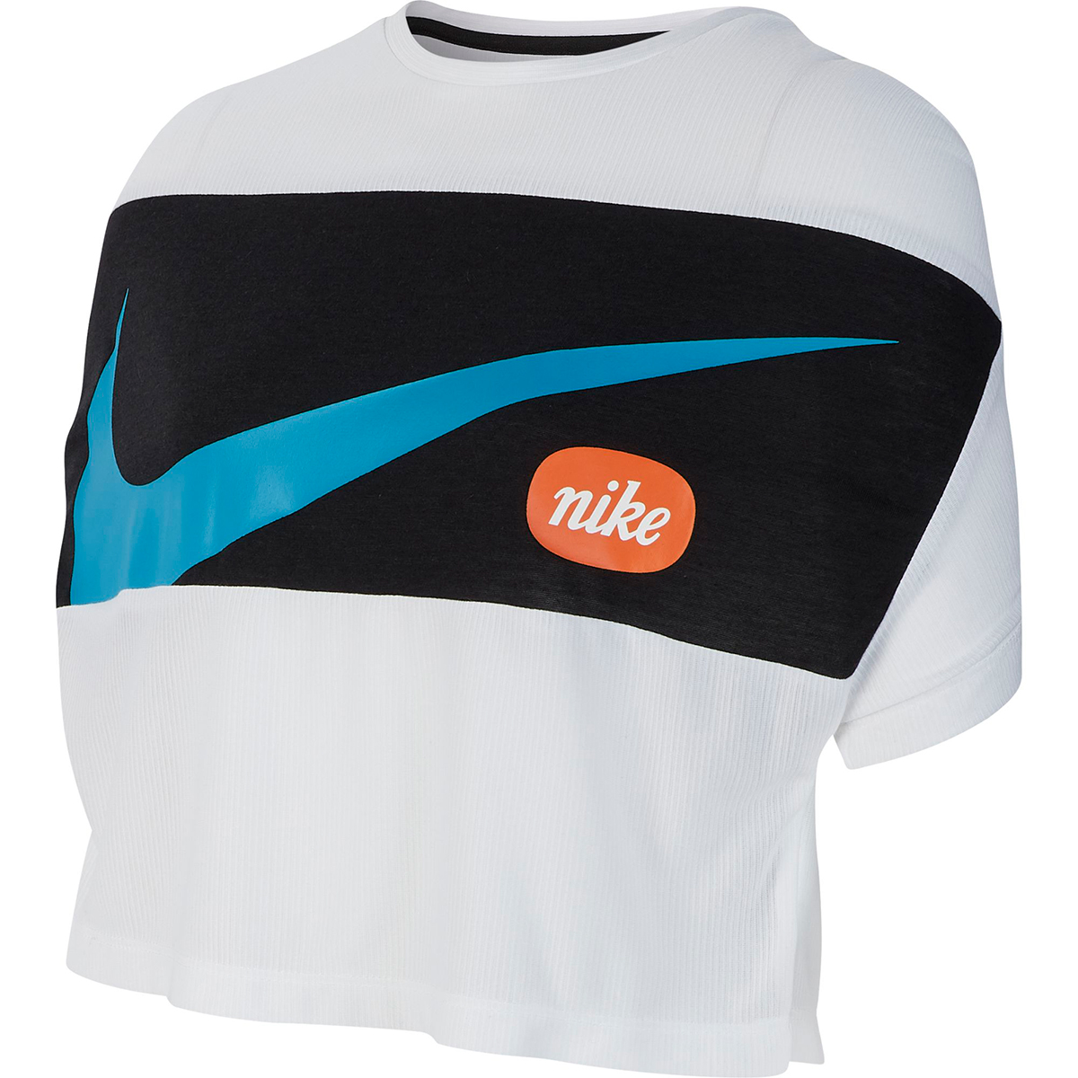 Nike Girls' Short-Sleeve Training Top - White, M