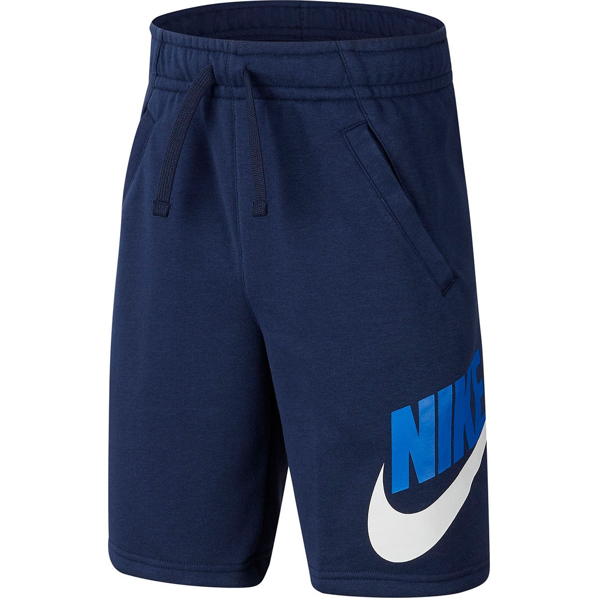 Nike Boys' Sportswear Fleece Shorts - Blue, S