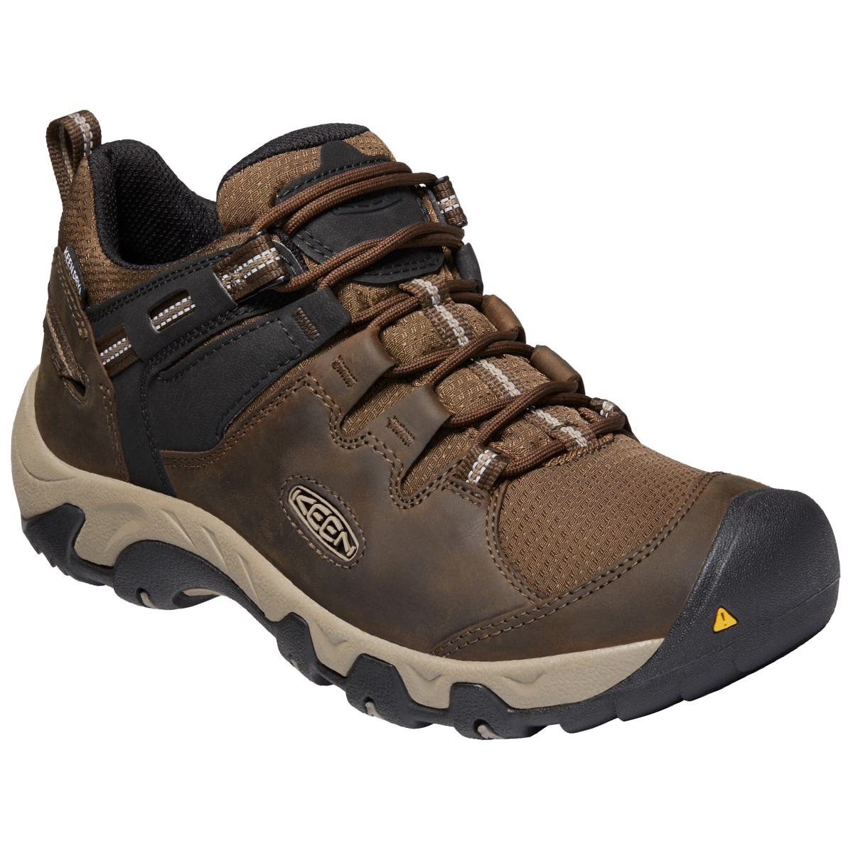 Keen Men's Steens Waterproof Hiking Shoe - Brown, 9