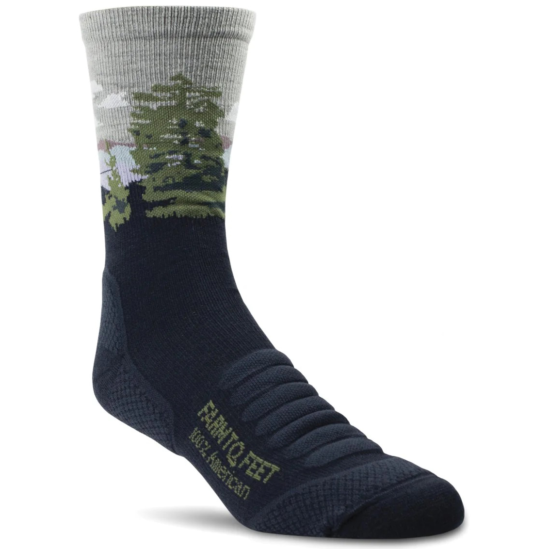 Farm To Feet Men's Cascade Locks 3/4 Crew Socks