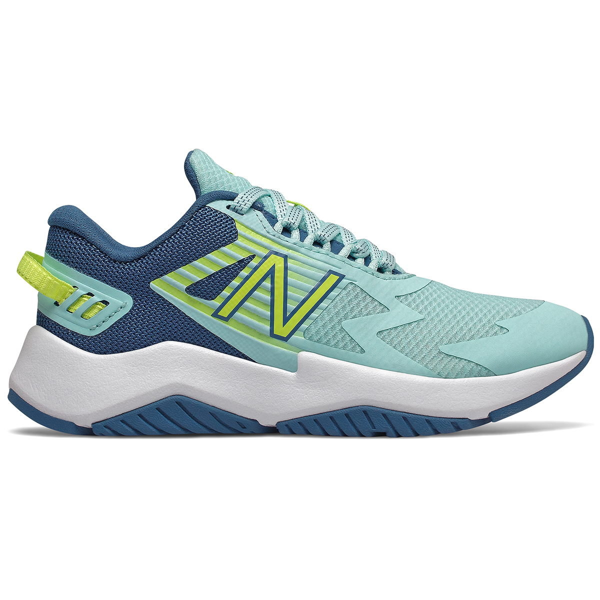 New Balance Big Girls' Rave Running Sneakers - Green, 3.5