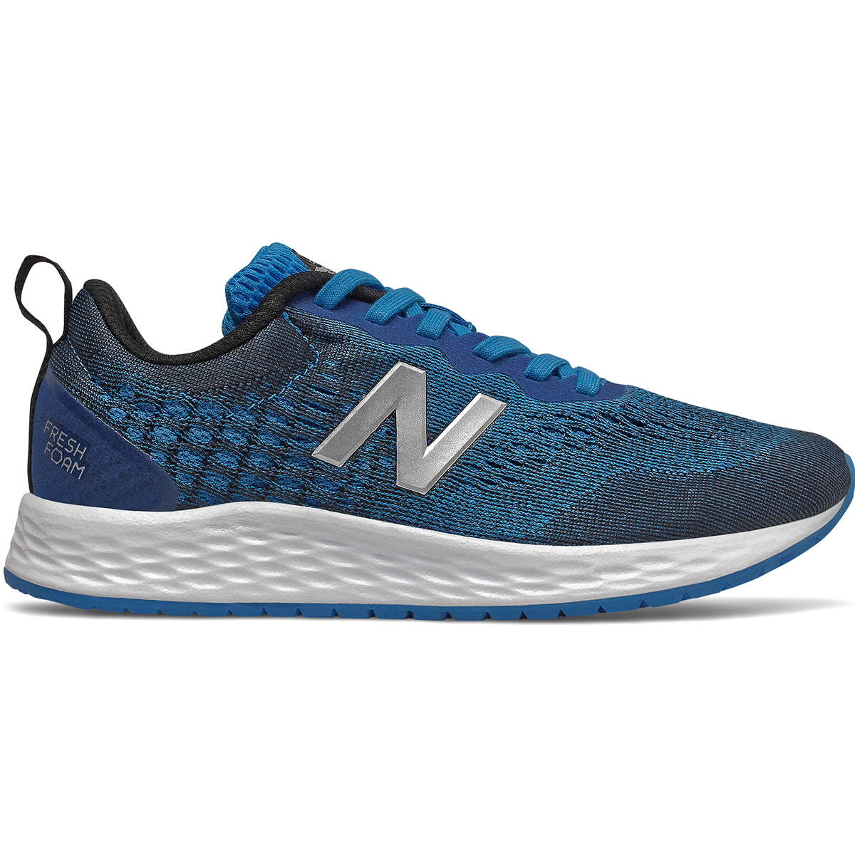 New Balance Boys' Fresh Foam Arishi V3 Sneaker, Wide - Blue, 2