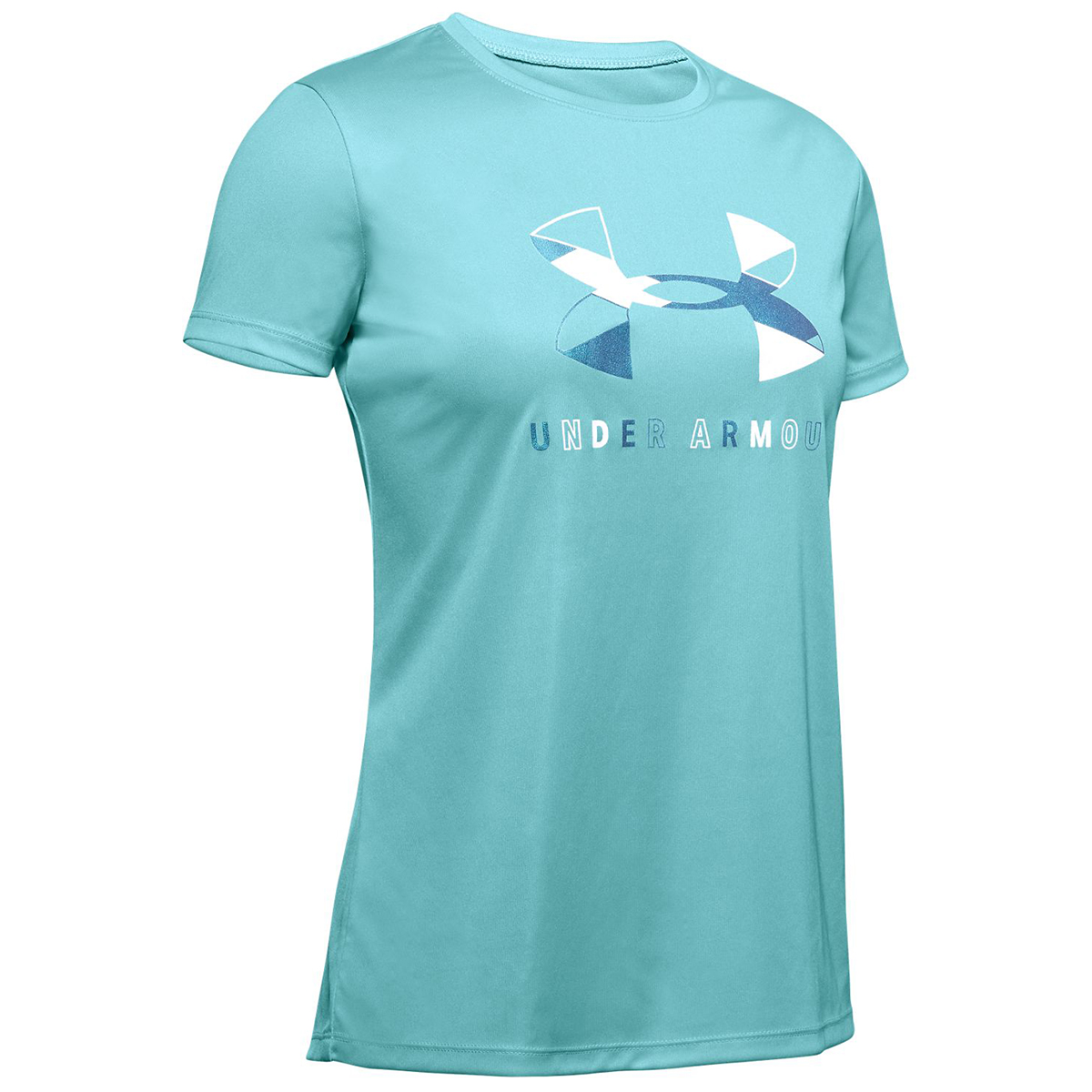 Under Armour Girls' Ua Tech Big Logo Short-Sleeve Tee