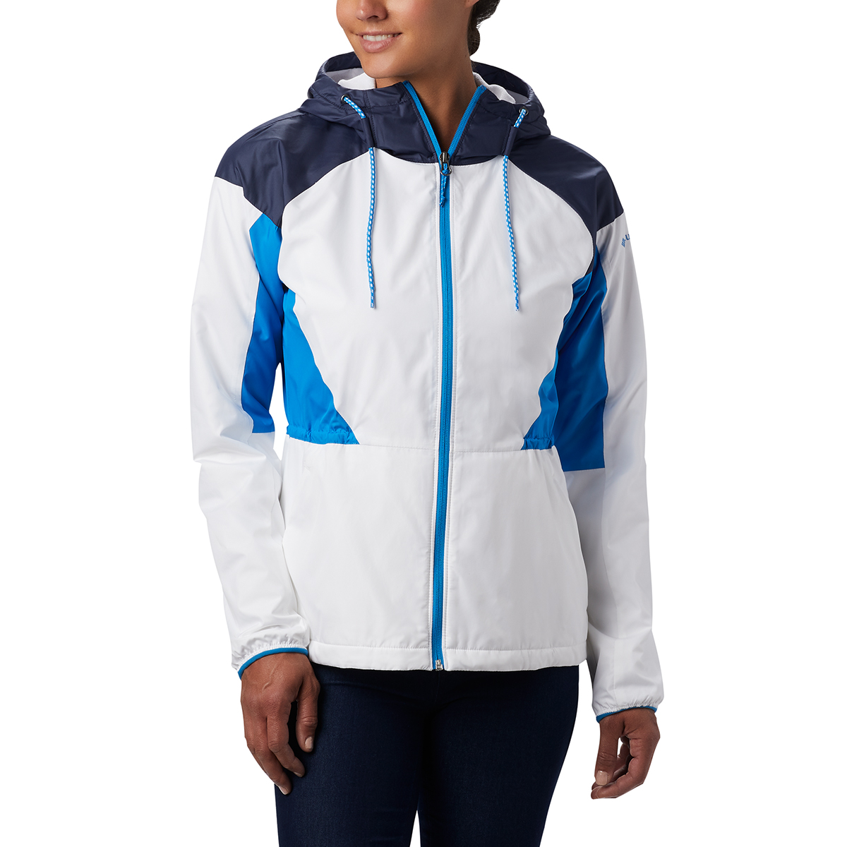 Columbia Women's Side Hill Lined Windbreaker - Blue, M