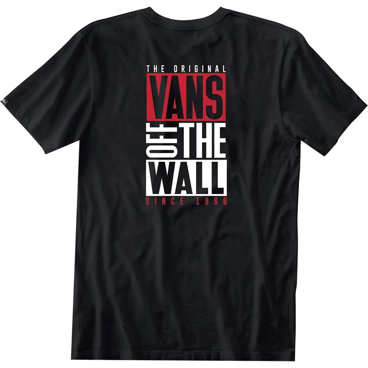 Vans Men's New Stax Short-Sleeve Tee - Black, S