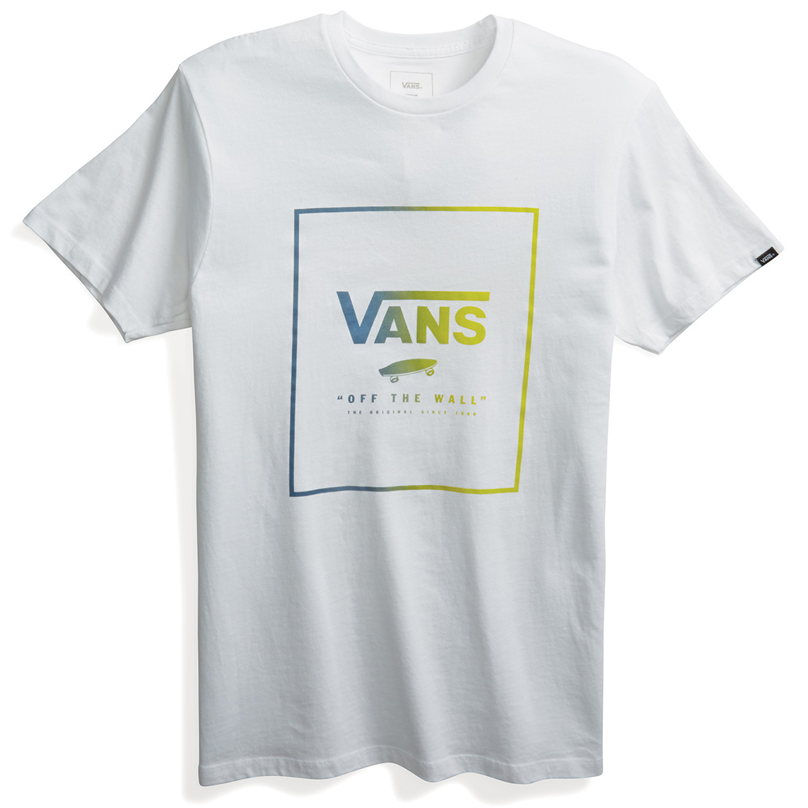 Vans Men's Print Box Short-Sleeve Tee - White, L