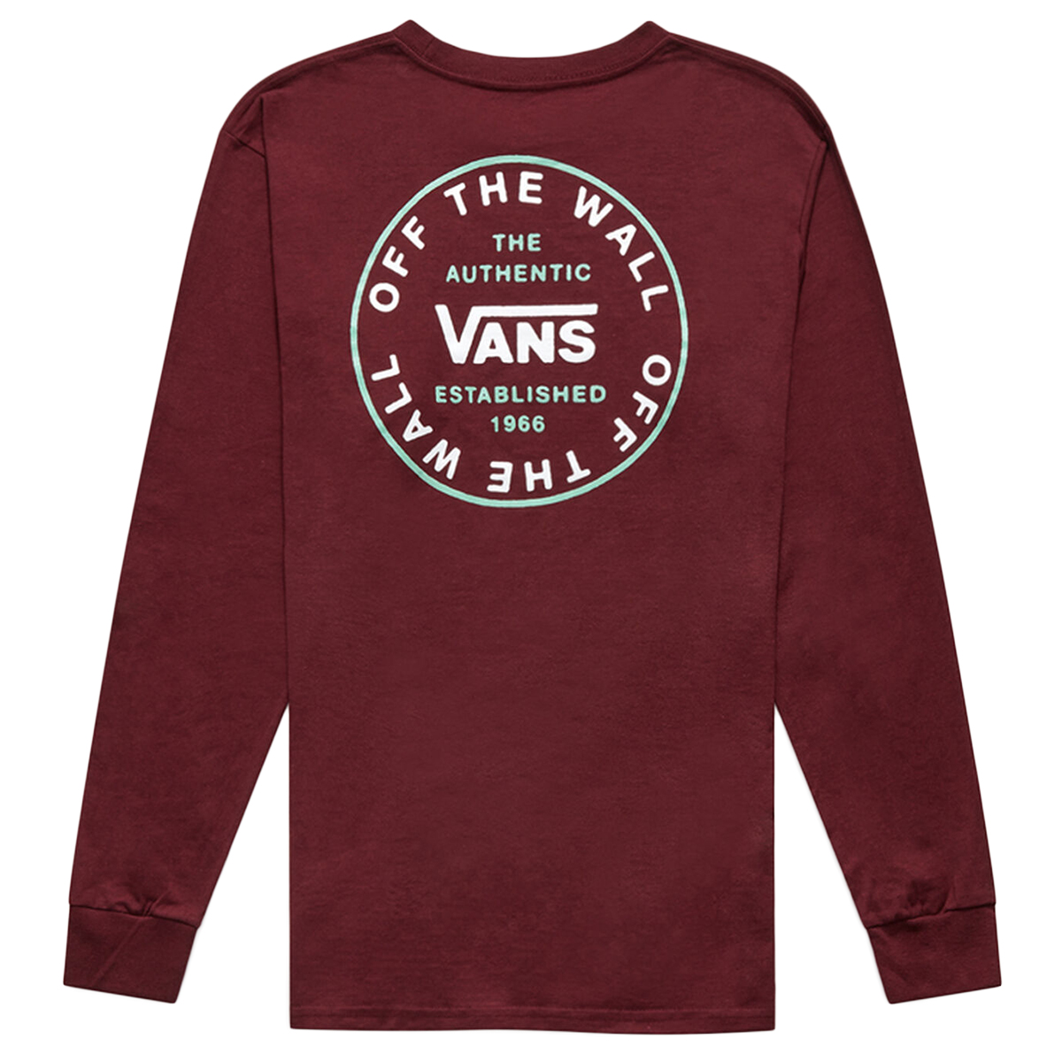 Vans Men's Old Skool Circle Logo Short-Sleeve Tee - Red, S