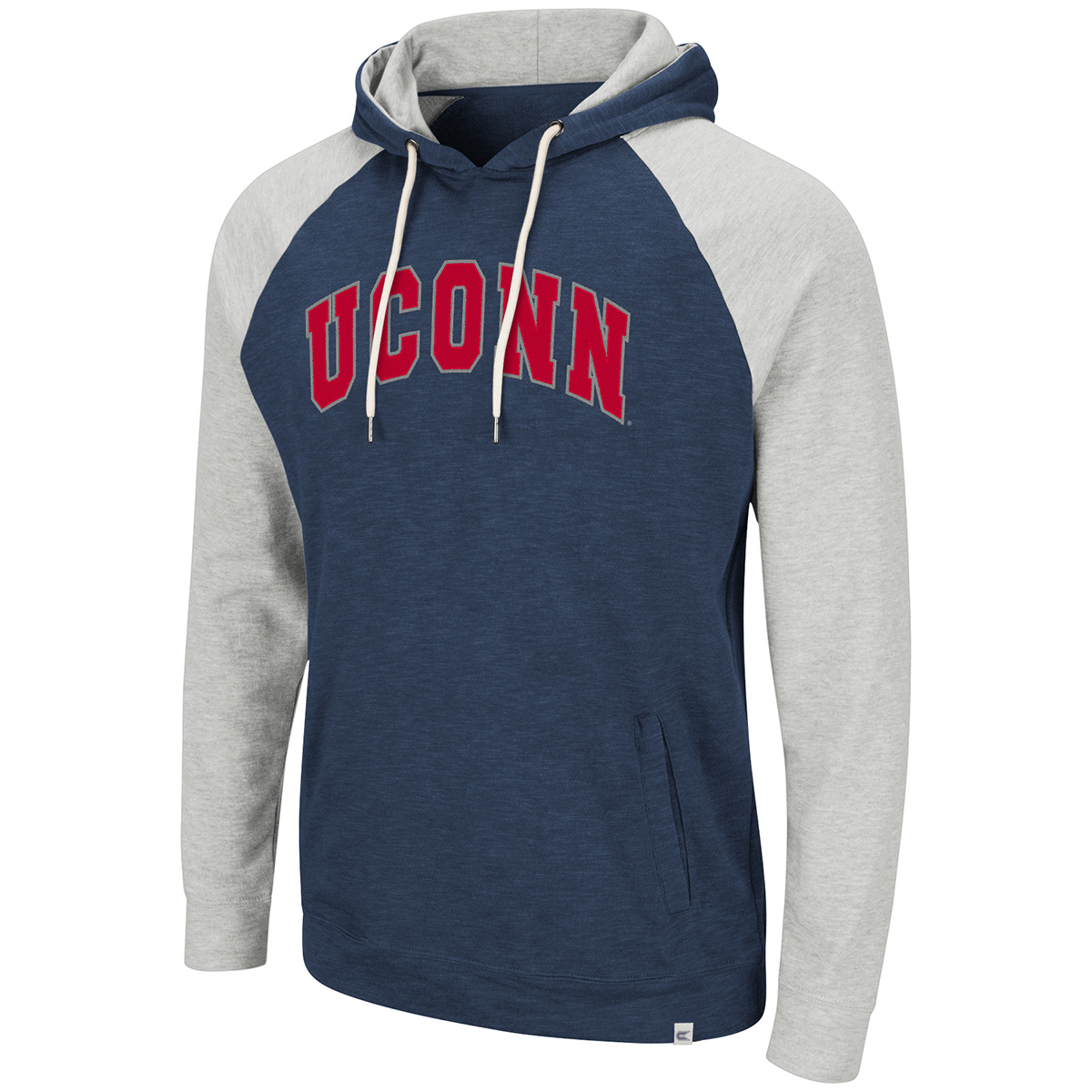 Uconn Men's Camping Pullover Hoodie - Blue, M