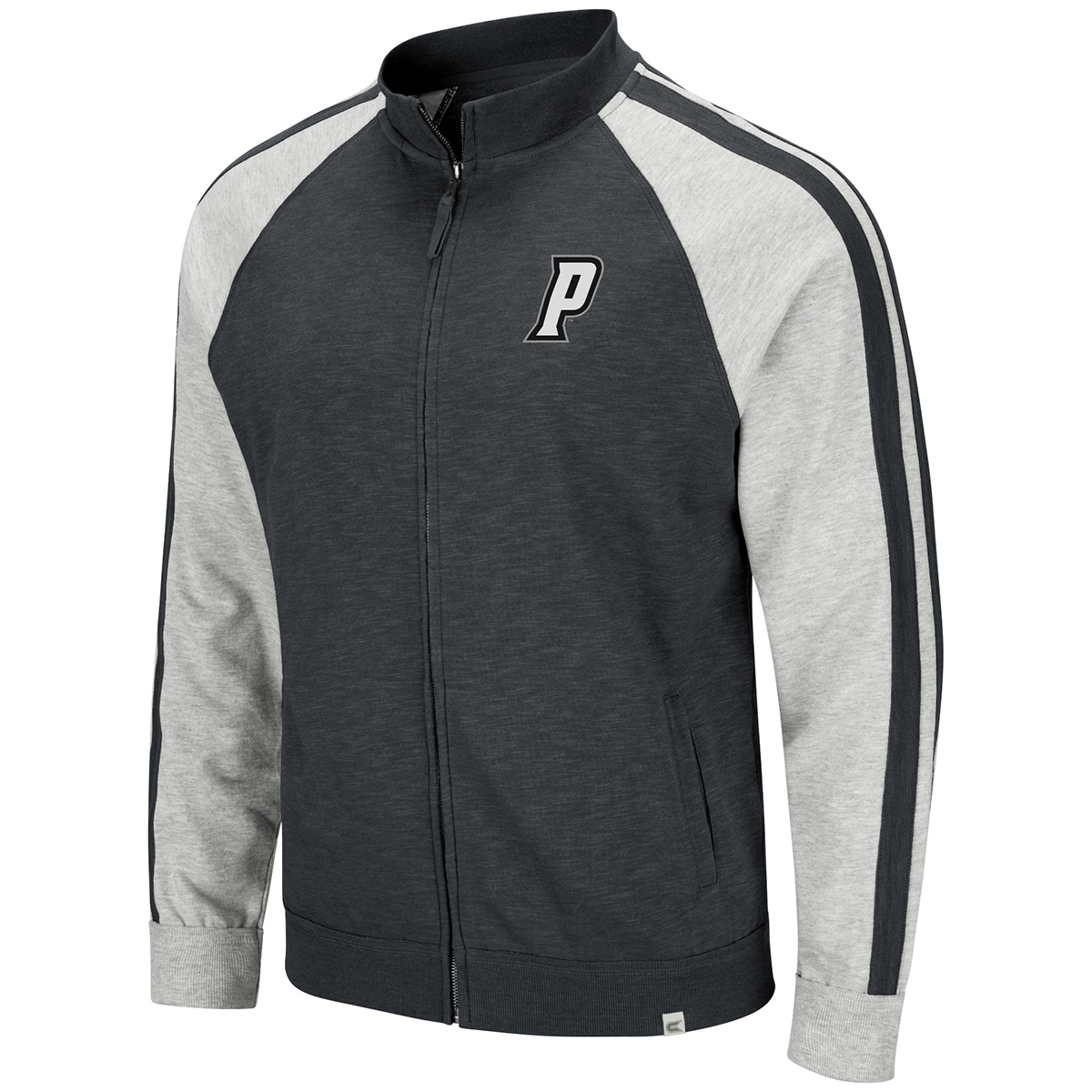 Providence College Men's Middle Brooks Full-Zip Fleece Jacket - Black, M