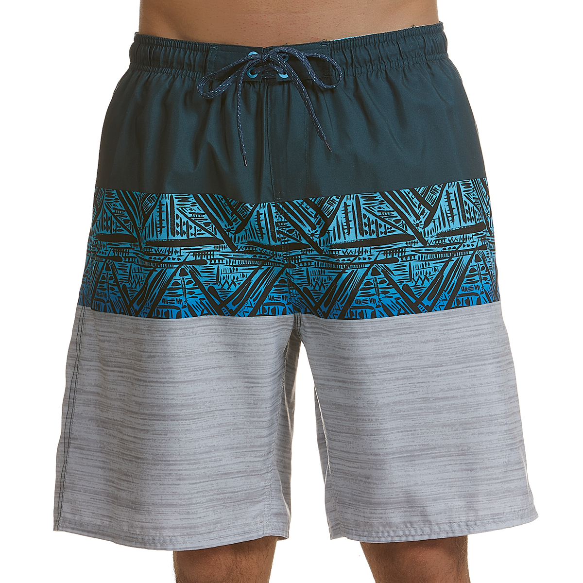 Burnside Men's Native Swim Shorts - Blue, S