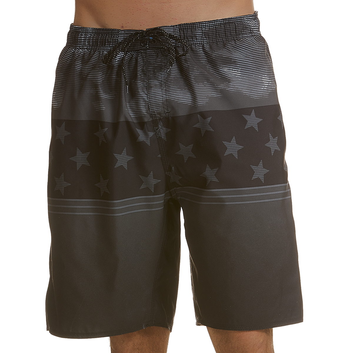 Burnside Men's American Dream Swim Shorts - Black, S