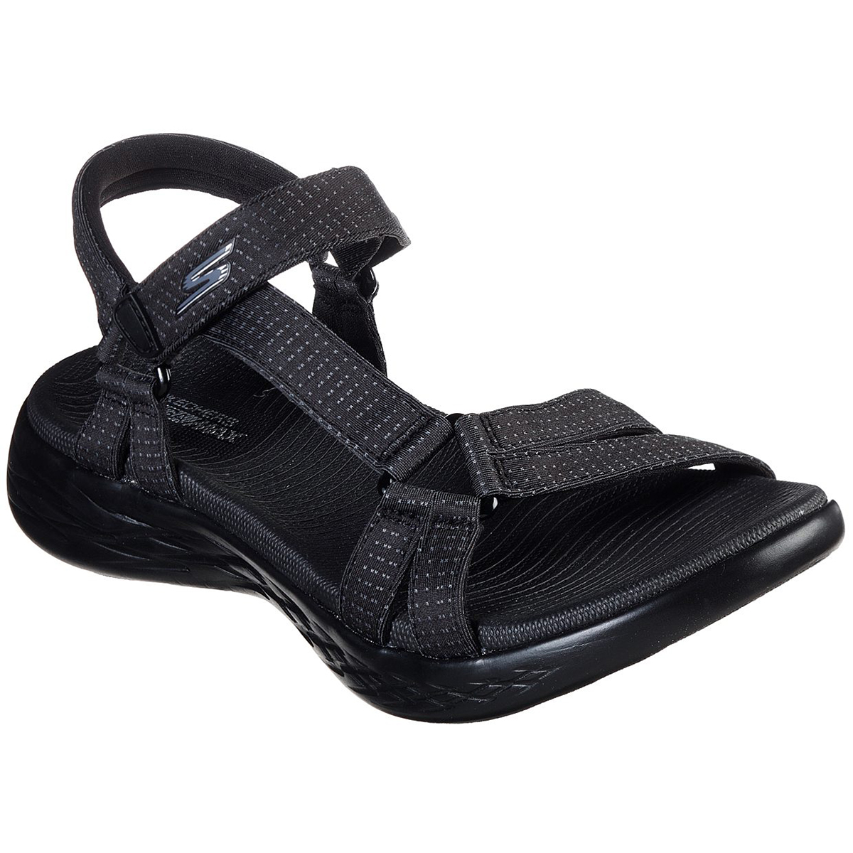 Skechers Women's On-The-Go 600 Brilliancy Sandals - Black, 6