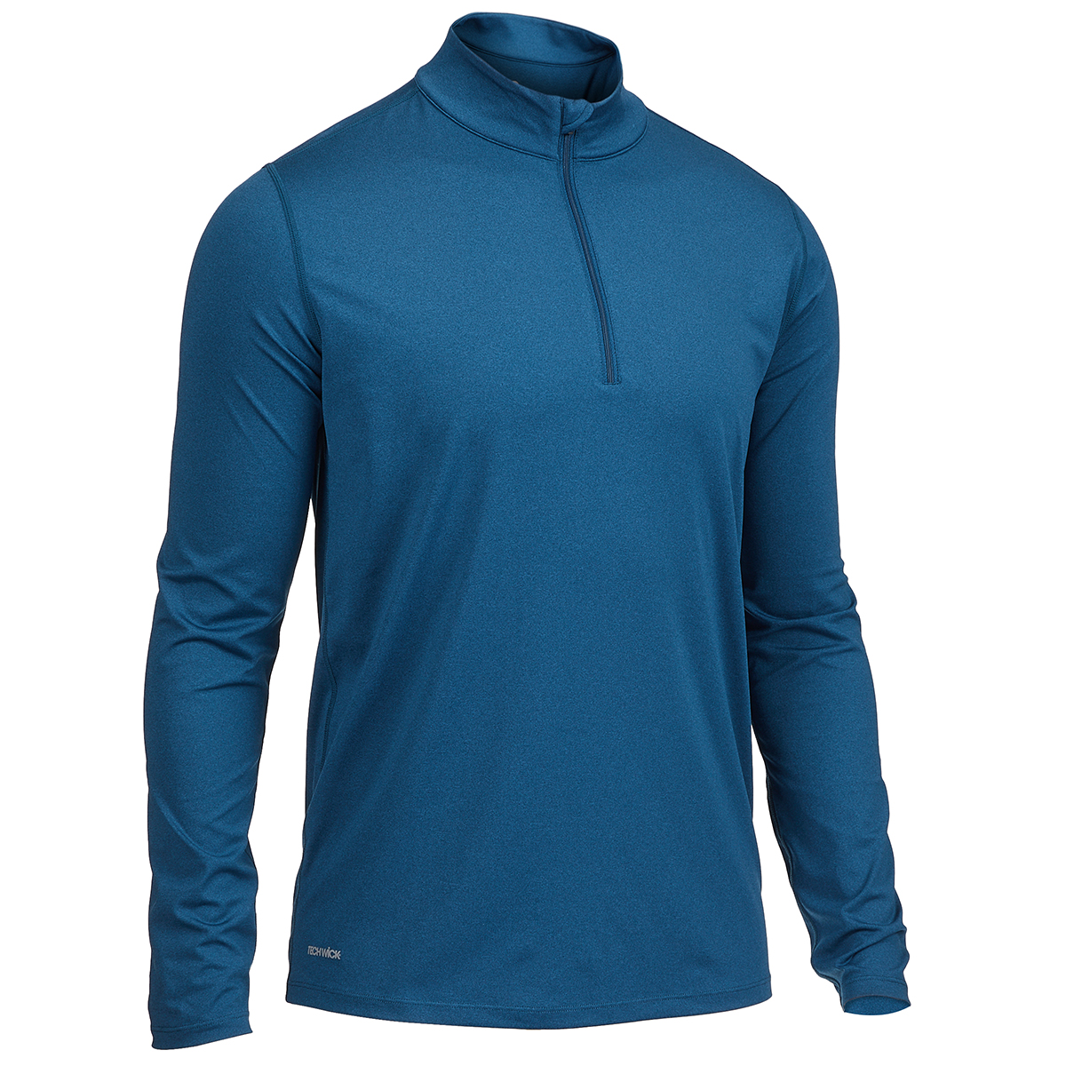 Ems Men's Long-Sleeve Essential Peak Quarter-Zip Technical Top - Blue, S