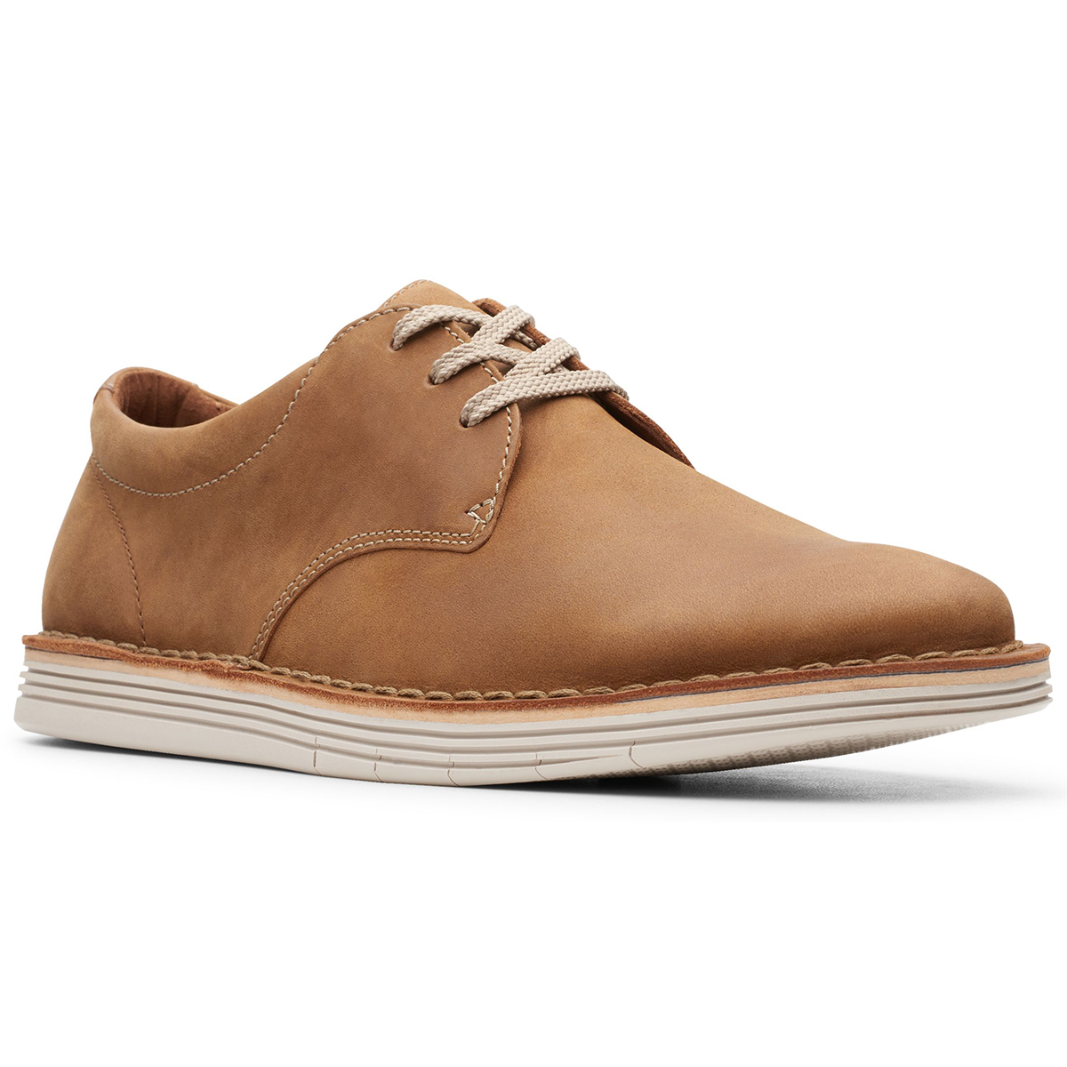 Clarks Forge Vibe Casual Lace-Up Shoes - Brown, 9