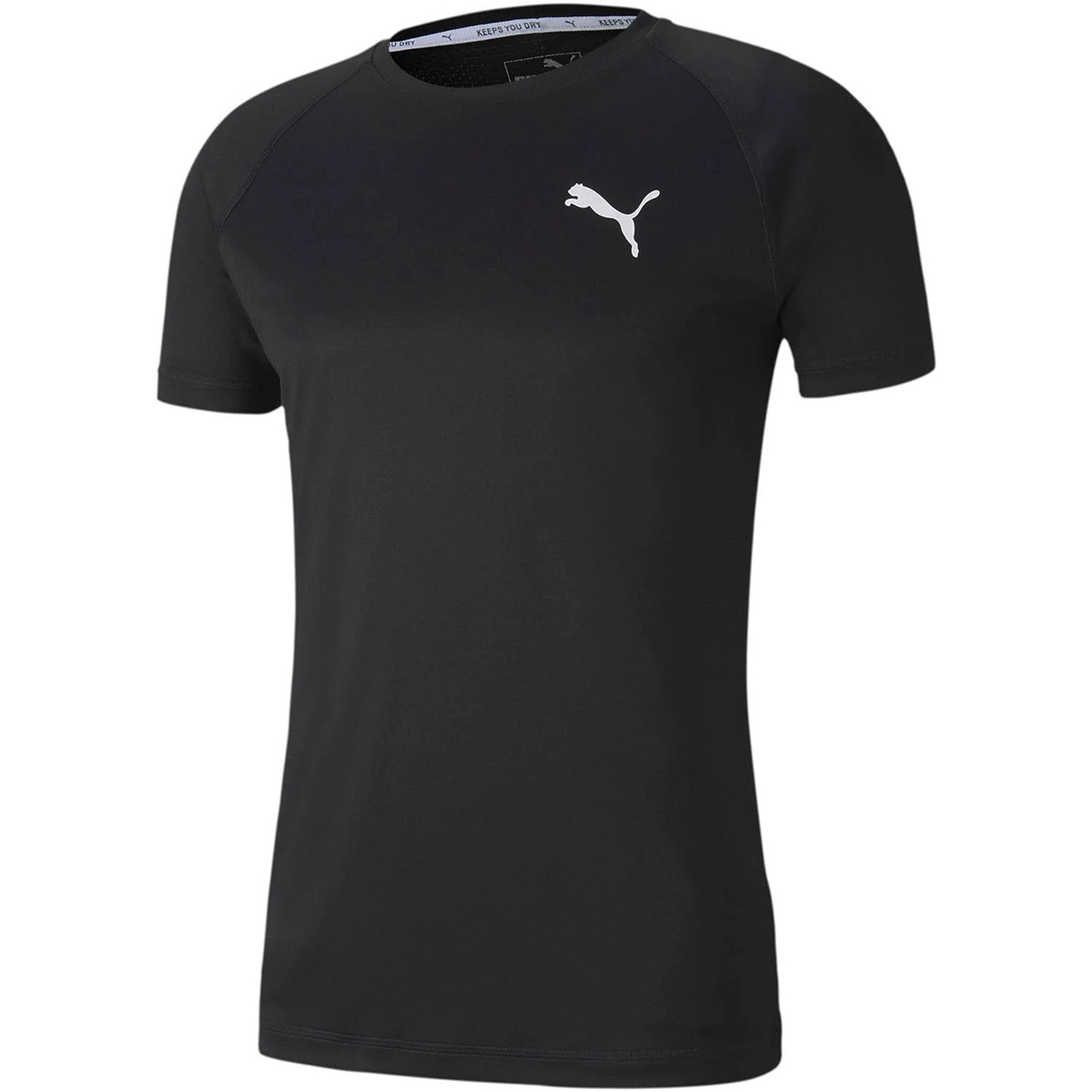 Puma Men's Short-Sleeve Performance Tee - Black, XXL