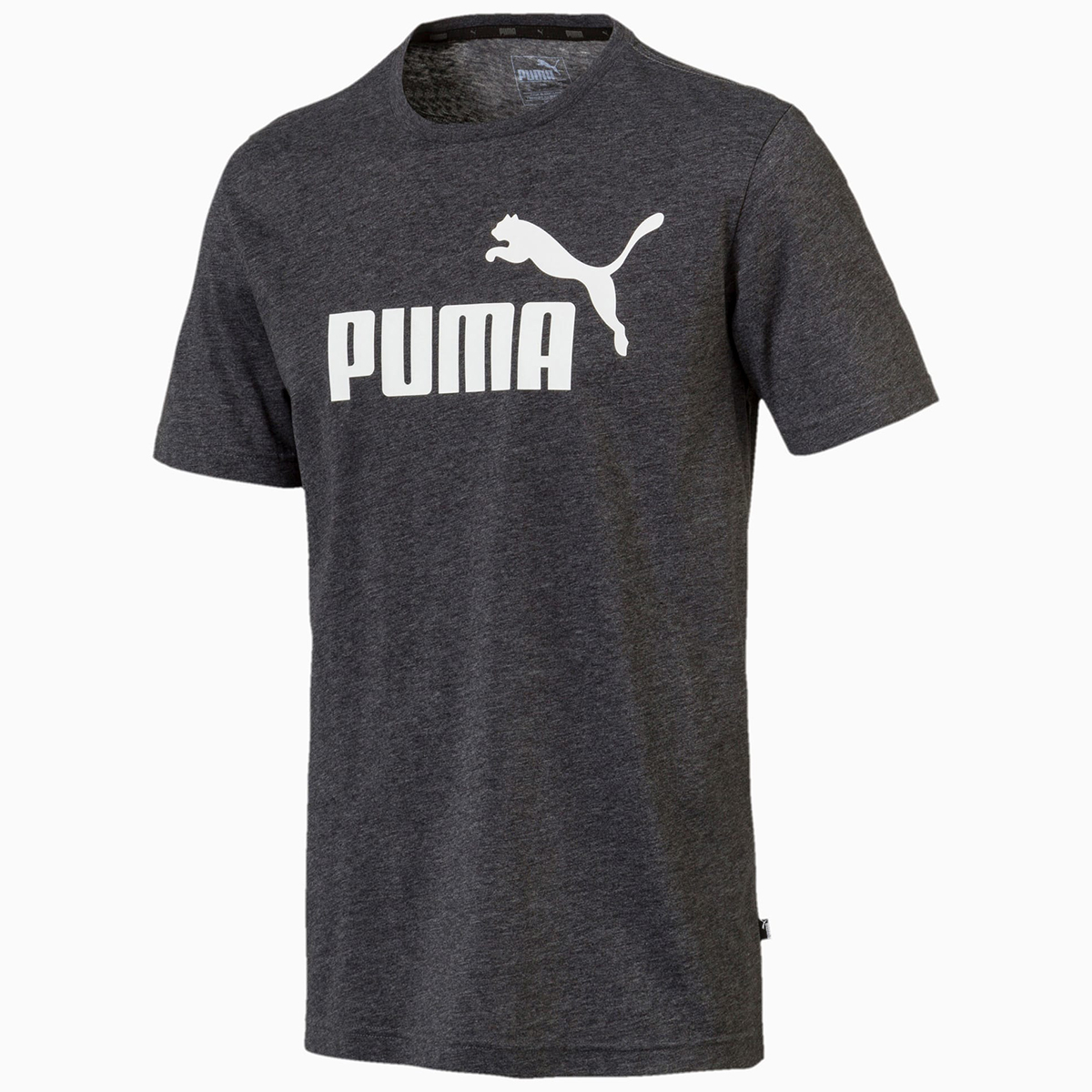 Puma Men's Essentials Short-Sleeve Tee - Black, M