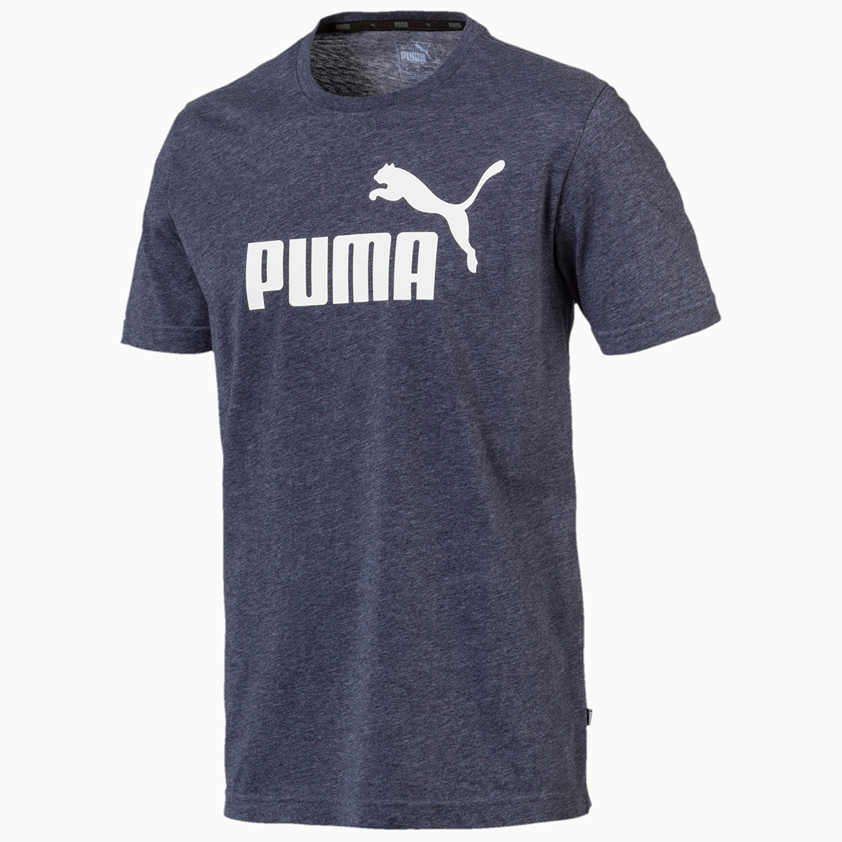 Puma Men's Essentials Short-Sleeve Tee - Blue, XL