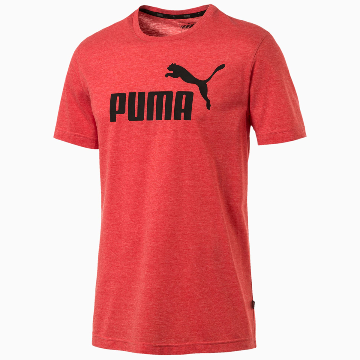 Puma Men's Essentials Short-Sleeve Tee - Red, XXL