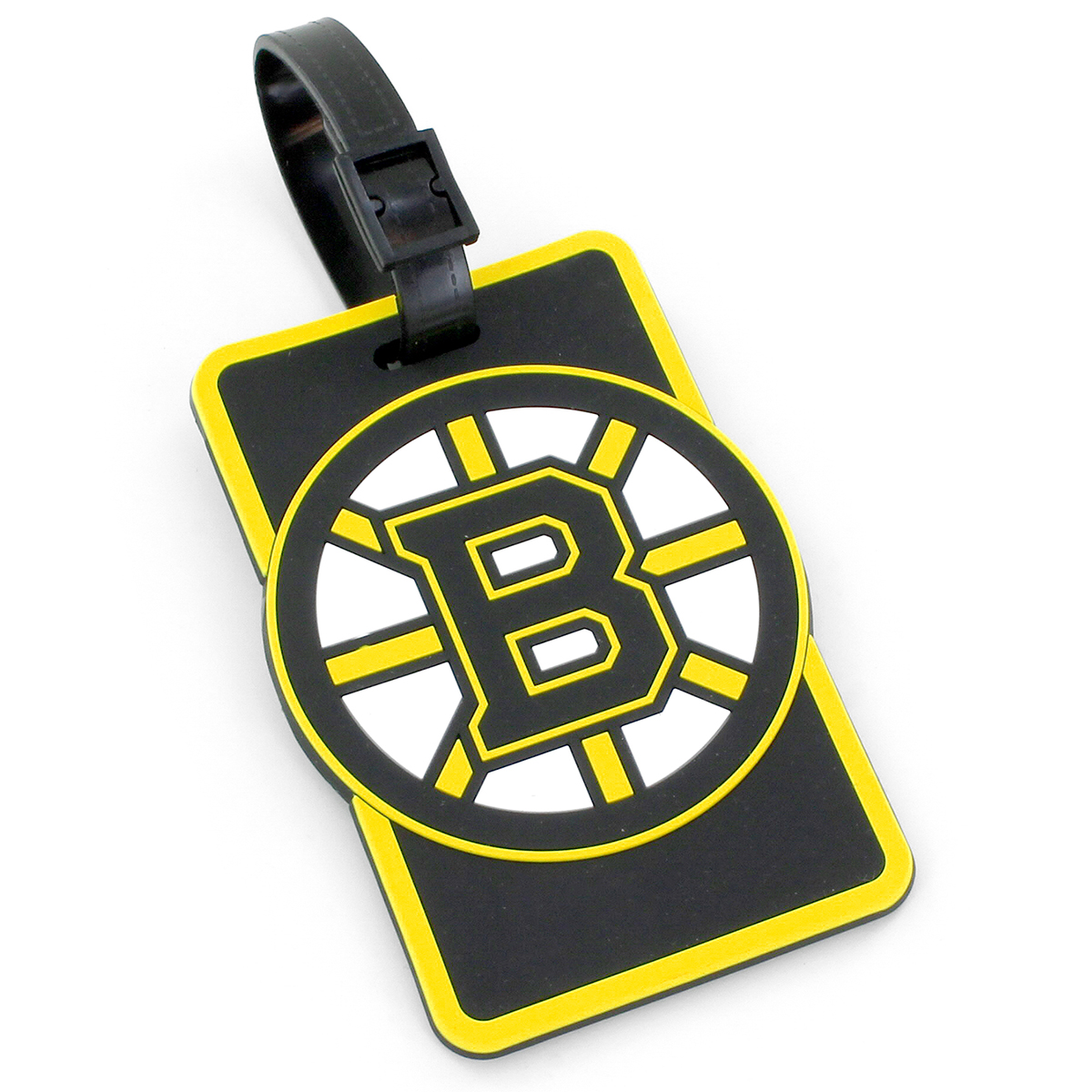 Boston Bruins Soft Travel Bag Tag, Black