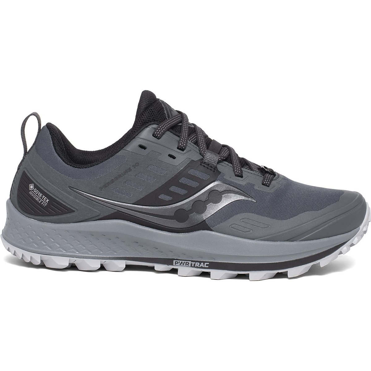 Saucony Women's Peregrine 10 Gtx Waterproof Trail Running Shoe - Black, 7